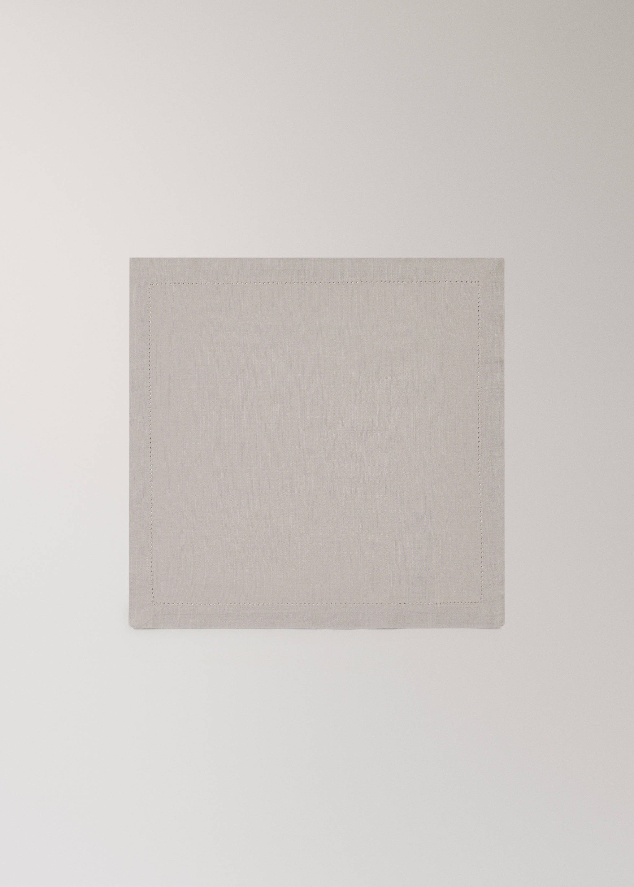 Cotton napkins with hemstitch - Article without model
