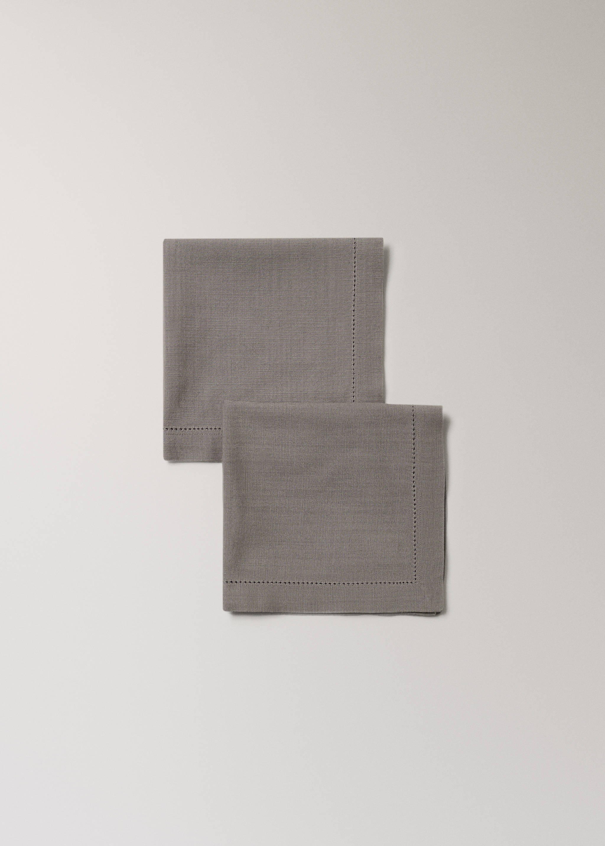 Baumwollservietten mit Hohlsaum - Detail des Artikels 1