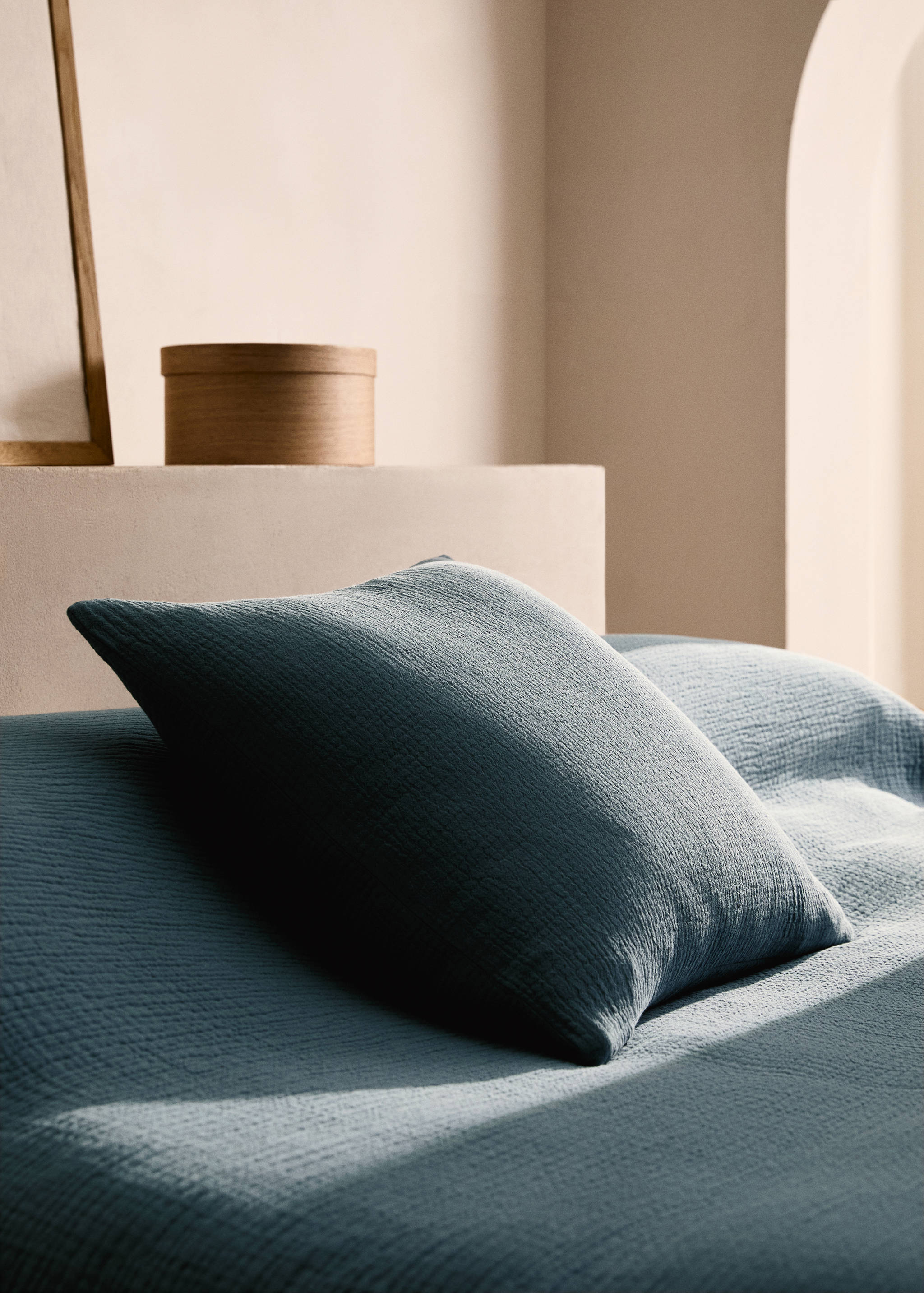 Housse de coussin coton gaze 50x50 cm - Plan général