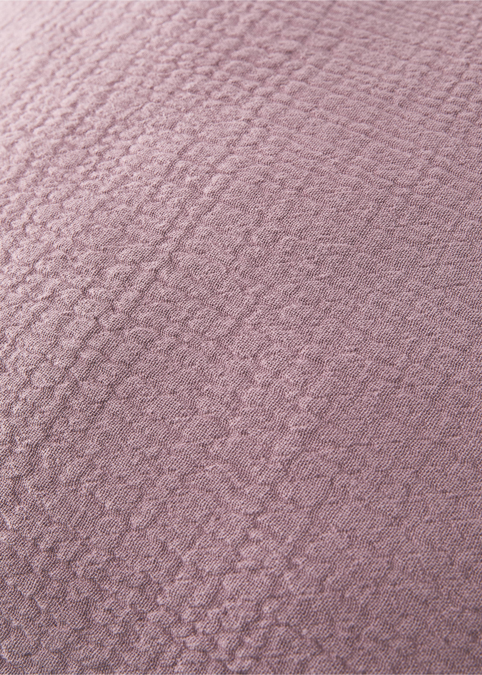 Housse de coussin coton gaze 50x50 cm - Détail de l'article 3, Prune. Ref: 87082955-00.