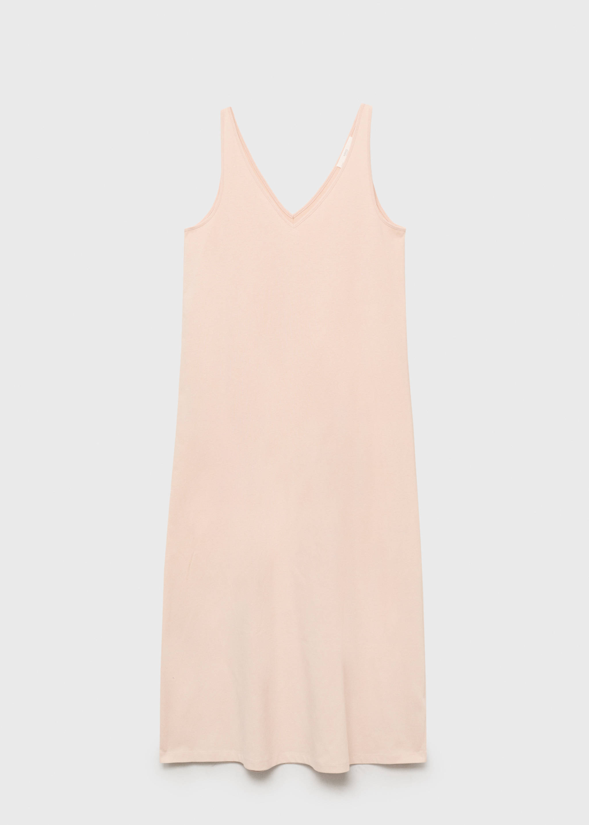 Klänning i bomull med mjuk finish - Artikel utan modell