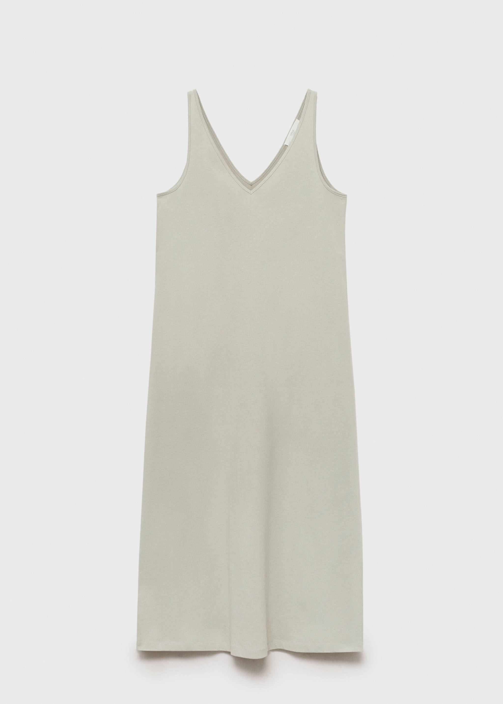 Klänning i bomull med mjuk finish - Artikel utan modell