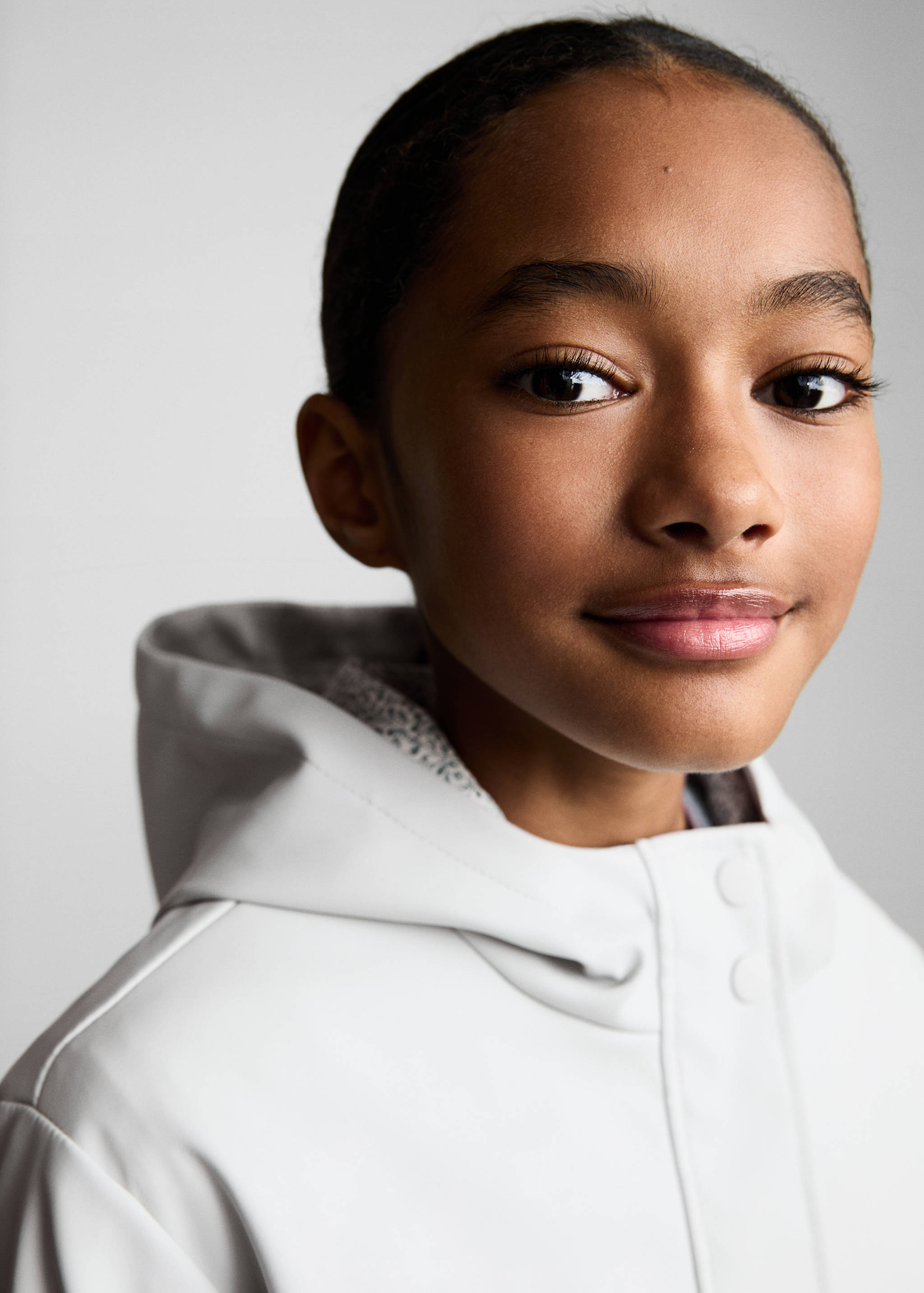 Quilted hooded parka - Details of the article 1