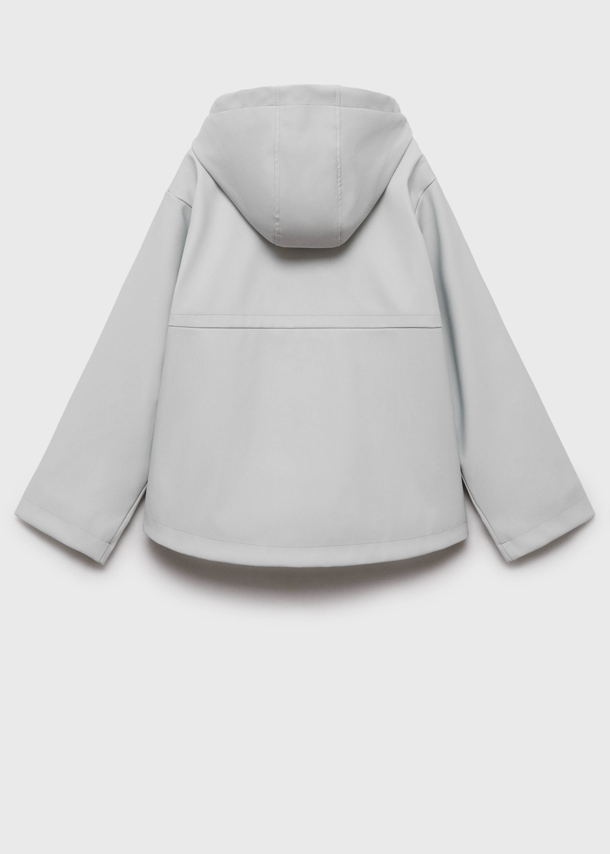 Quilted hooded parka - Reverse of the article