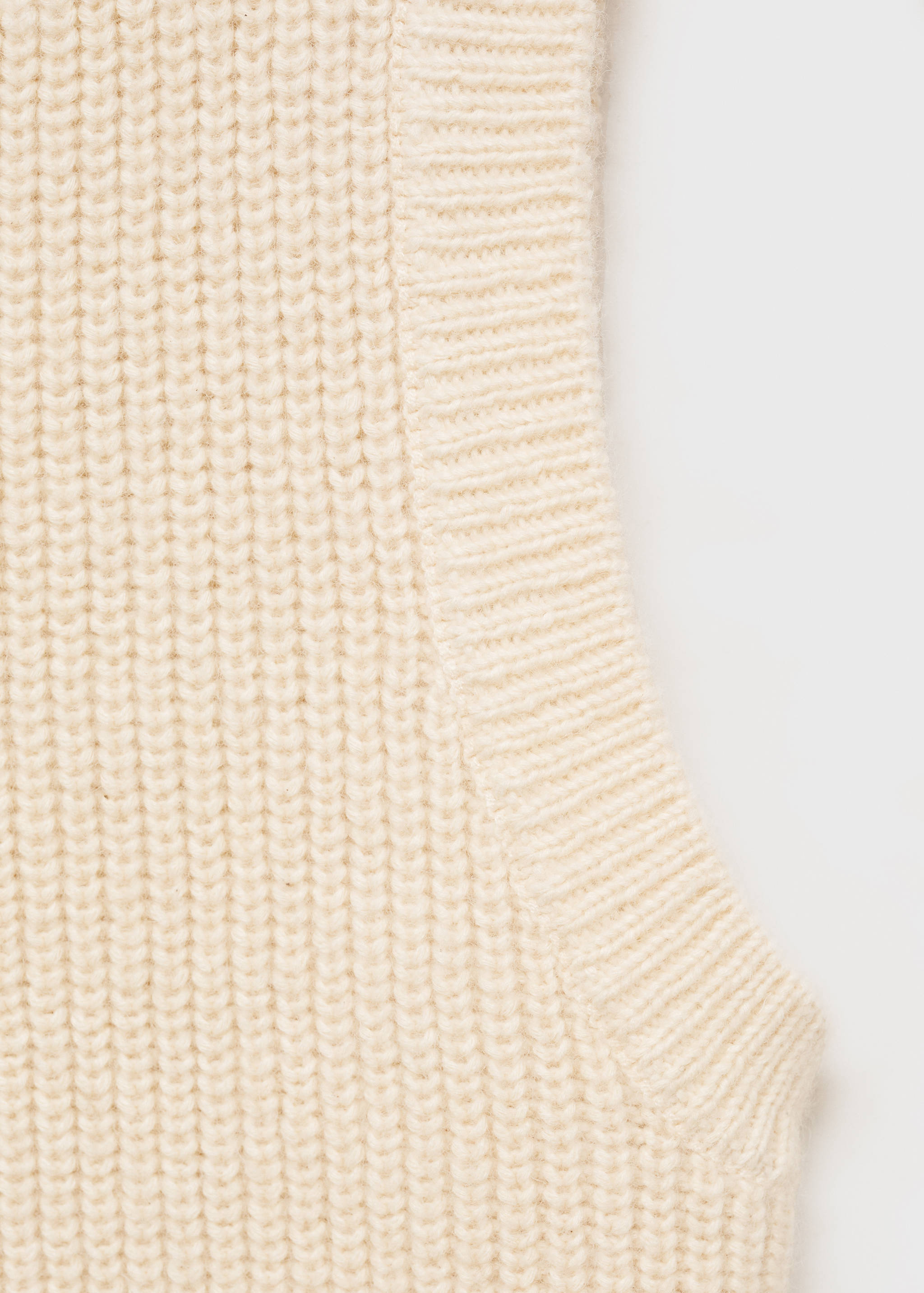 Ribbed wool-blend top - Details of the article 0