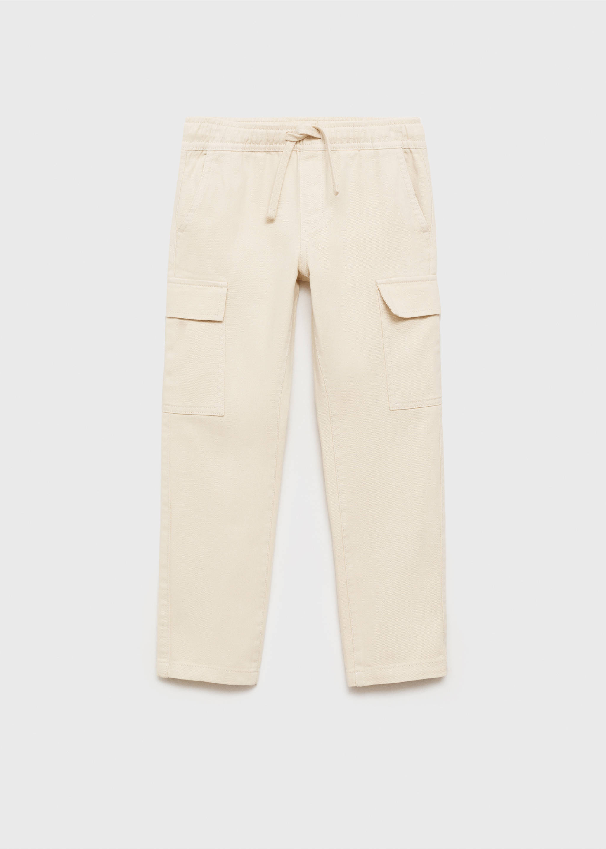 Straight cargo pants - Article without model, Sand. Ref: 87083272-00.