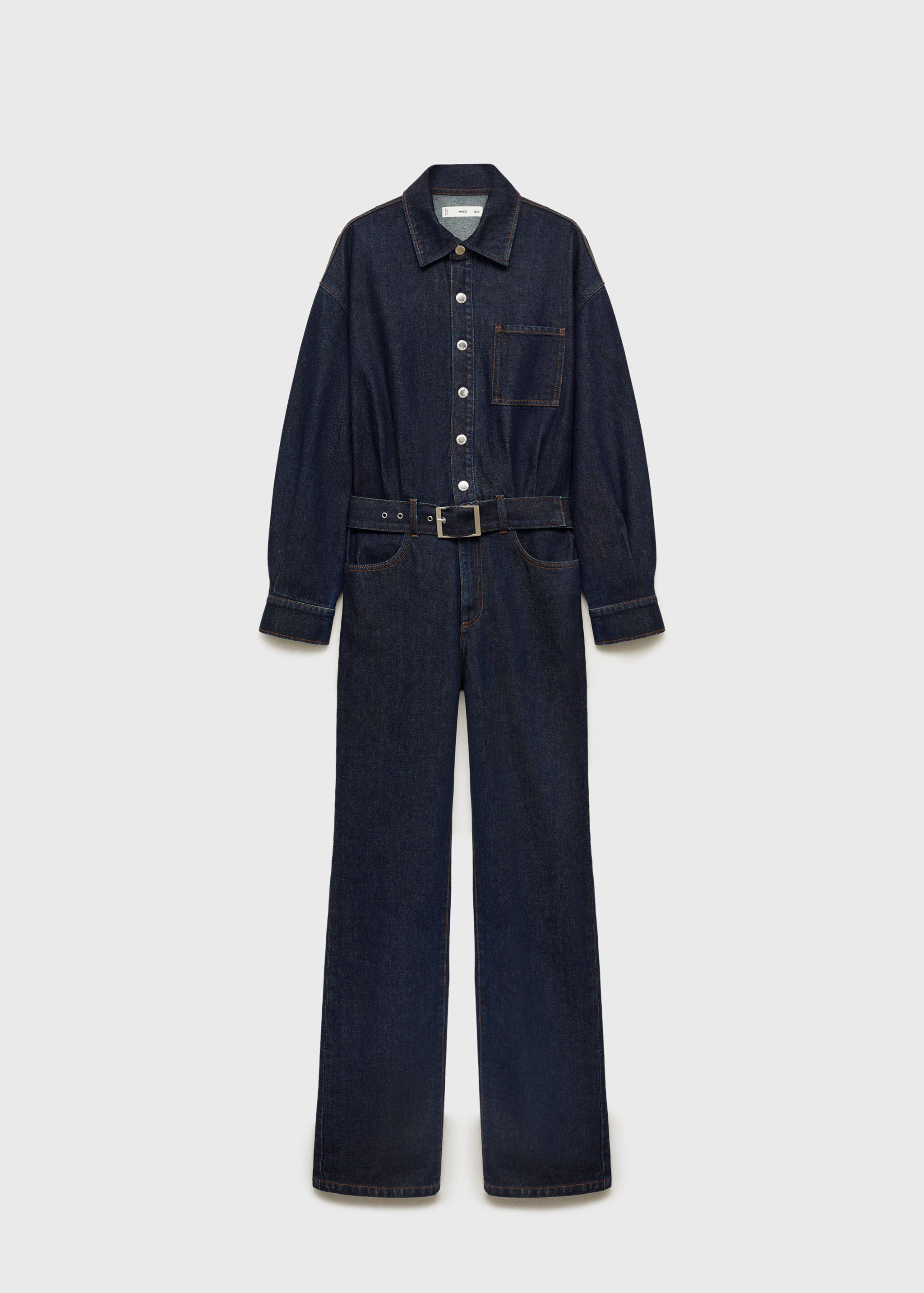 Combinaison en jean ceinture rinse wash - Article sans modèle