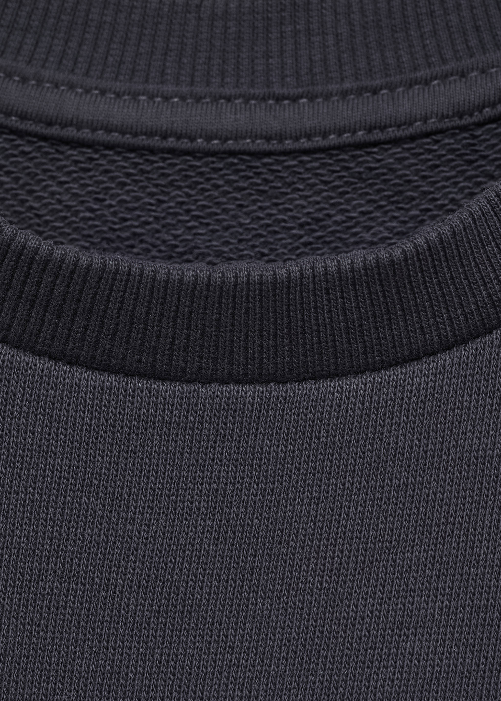 Baumwoll-Sweatshirt mit Tasche - Detail des Artikels 8