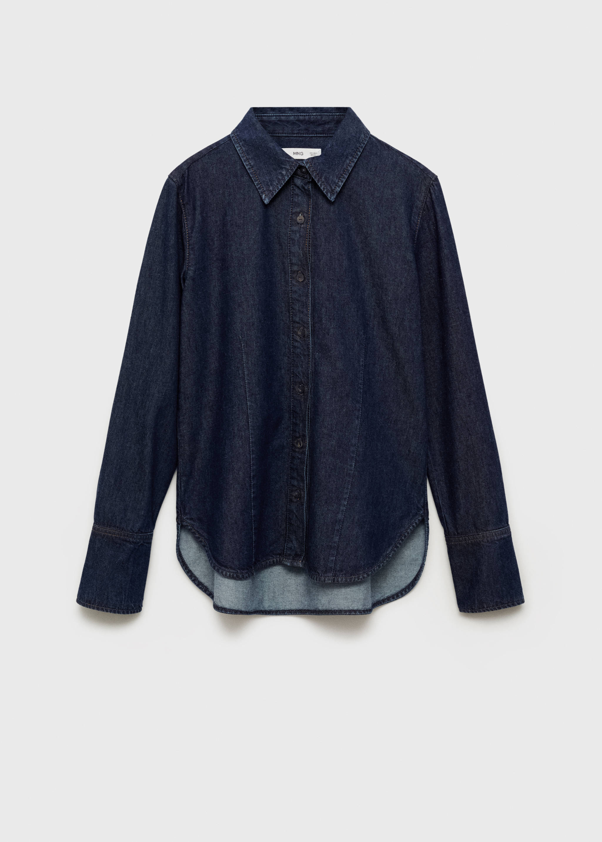 Rinse-wash denim shirt - Article without model