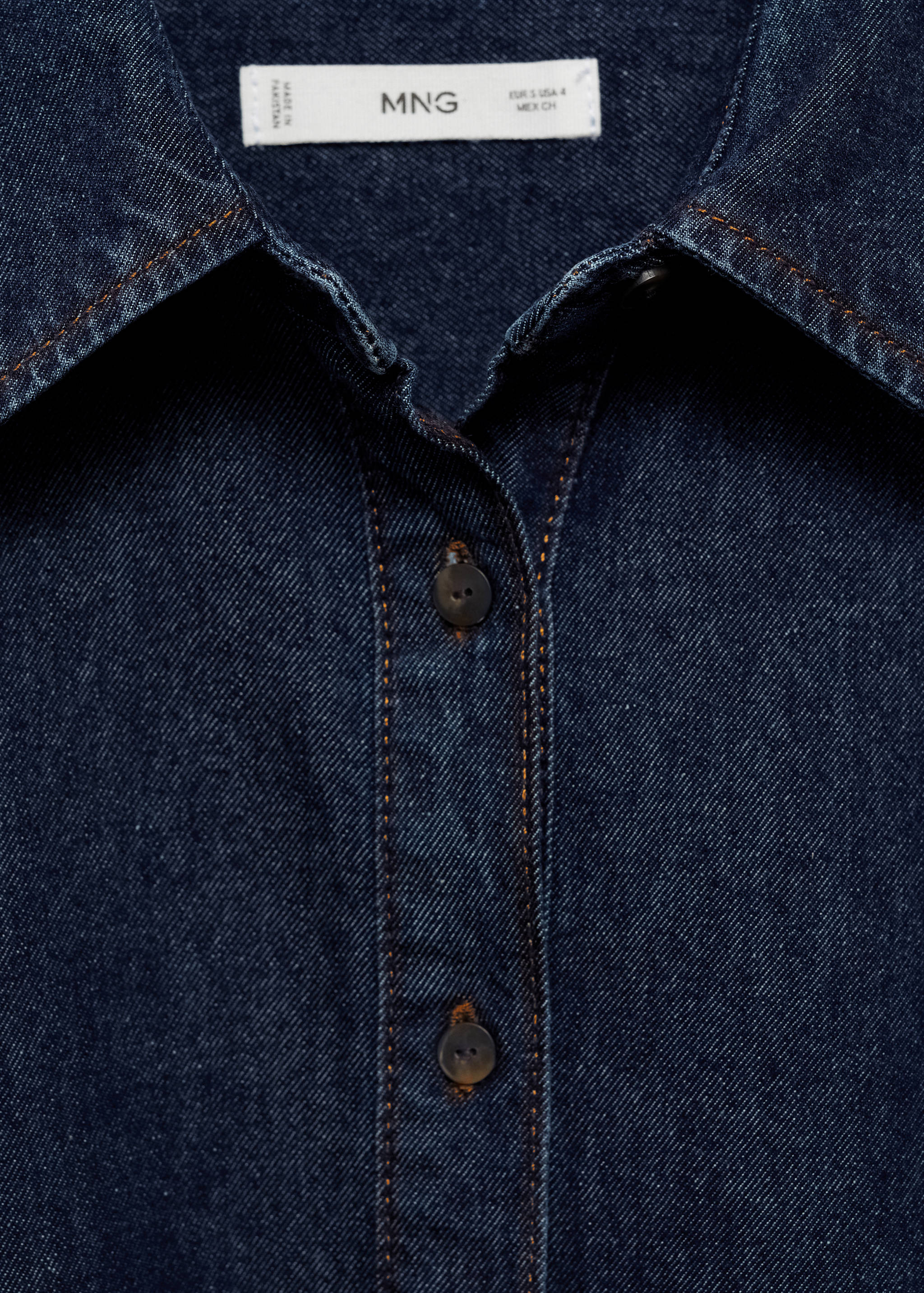 Rinse-wash denim shirt - Details of the article 8