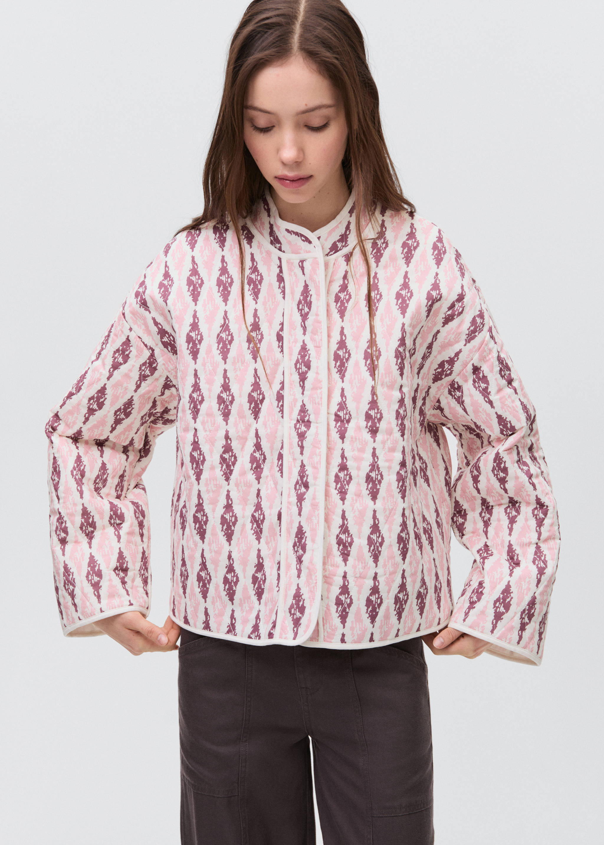 Quilted cotton jacket - Medium plane