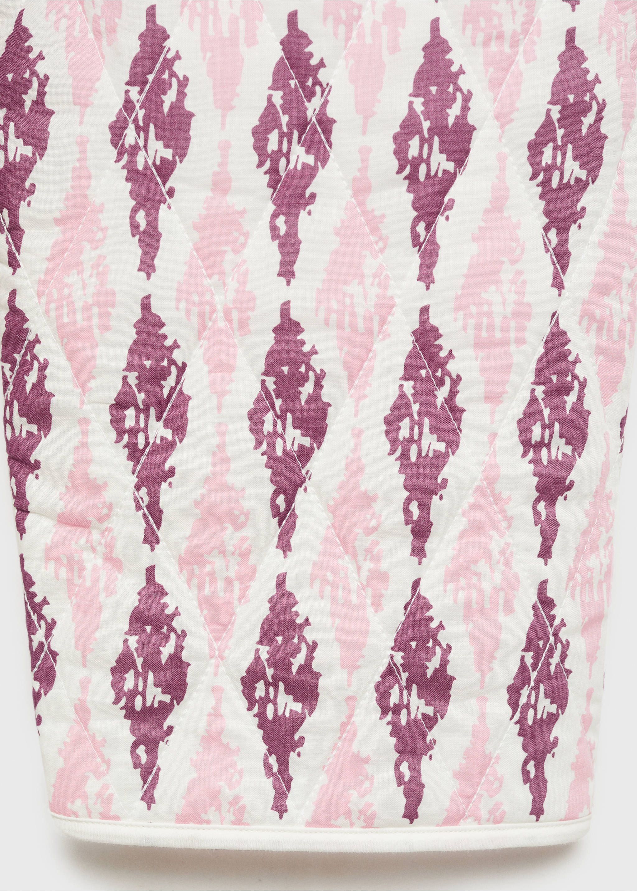 Gesteppte Baumwolljacke - Detail des Artikels 0, Pastellrosa. Ref: 87083278-00.