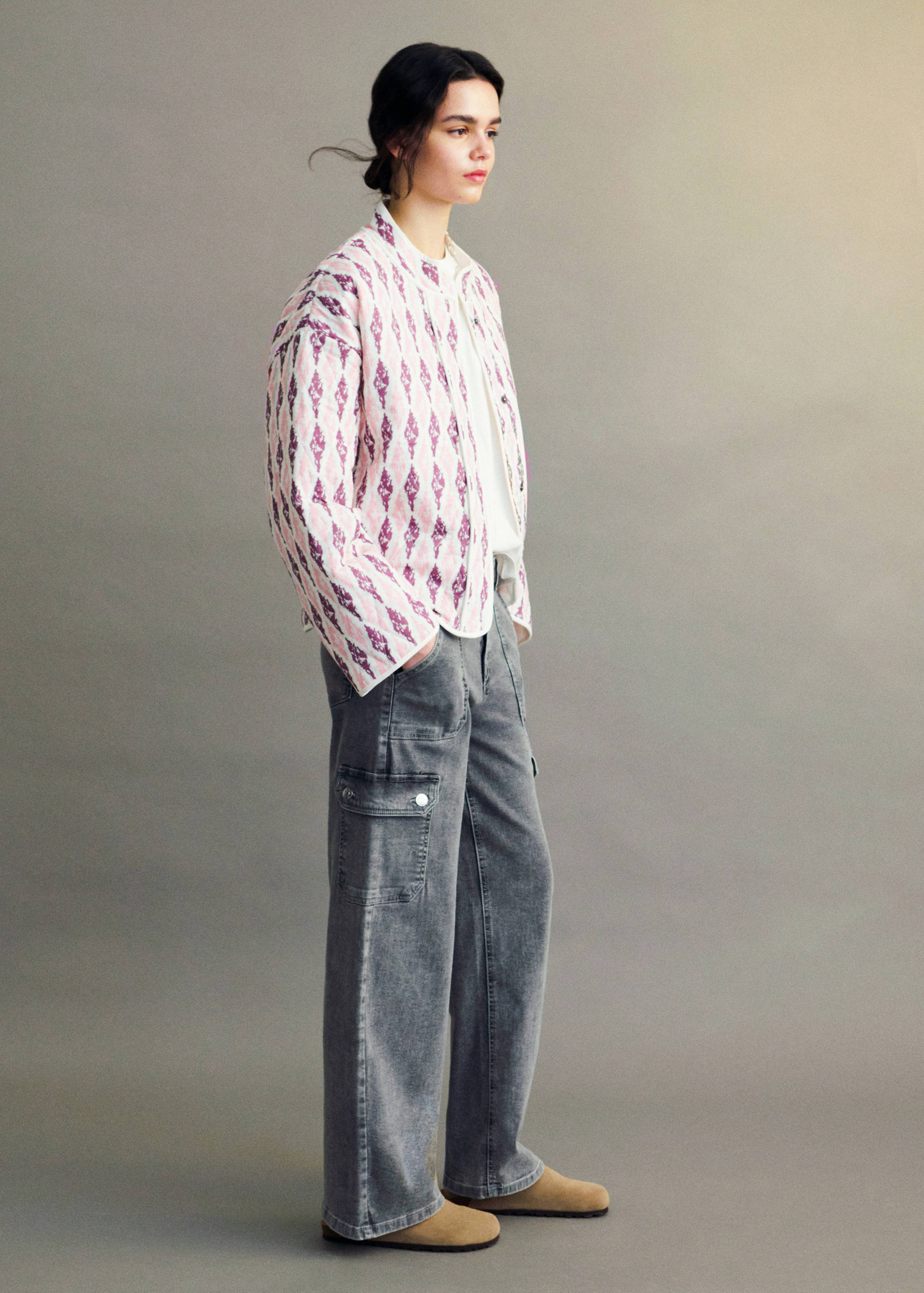 Quilted cotton jacket - Details of the article 5