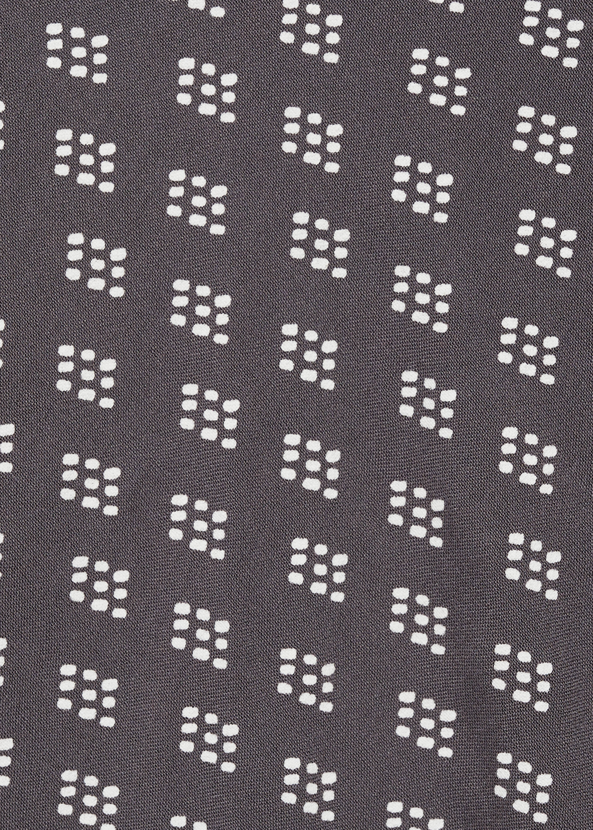 Long printed dress - Details of the article 0