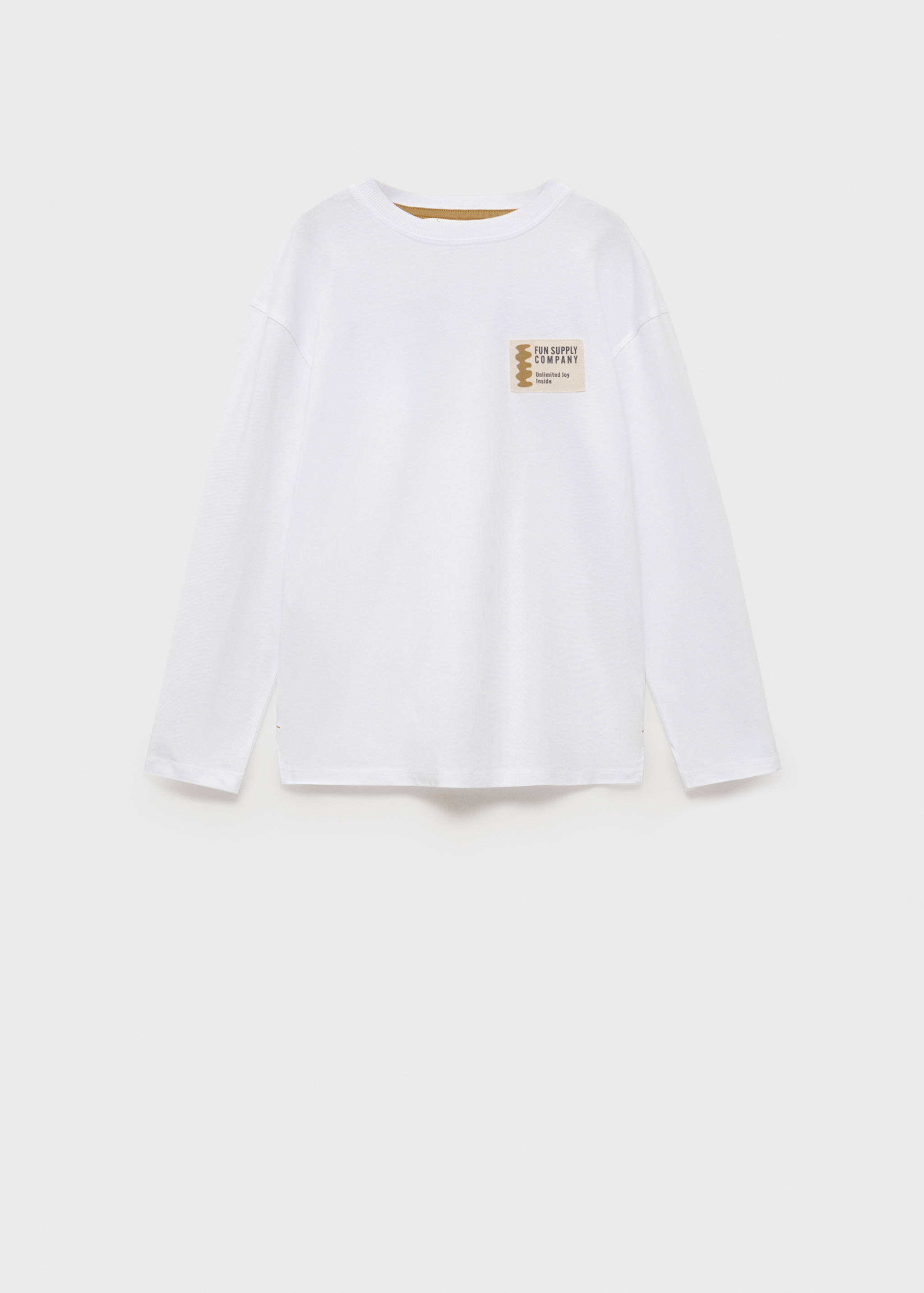 Printed cotton-blend T-shirt - Article without model