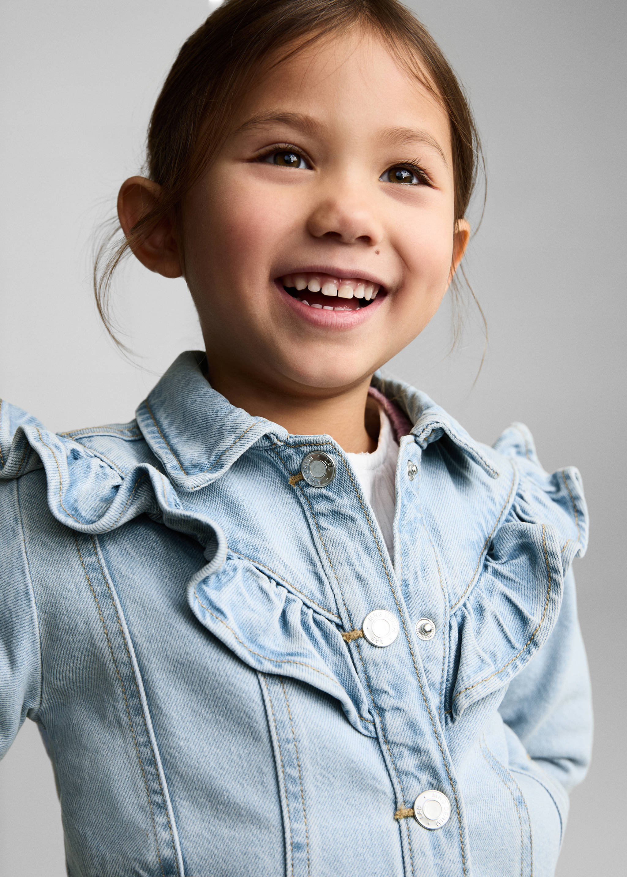 Frills denim jacket - Details of the article 1