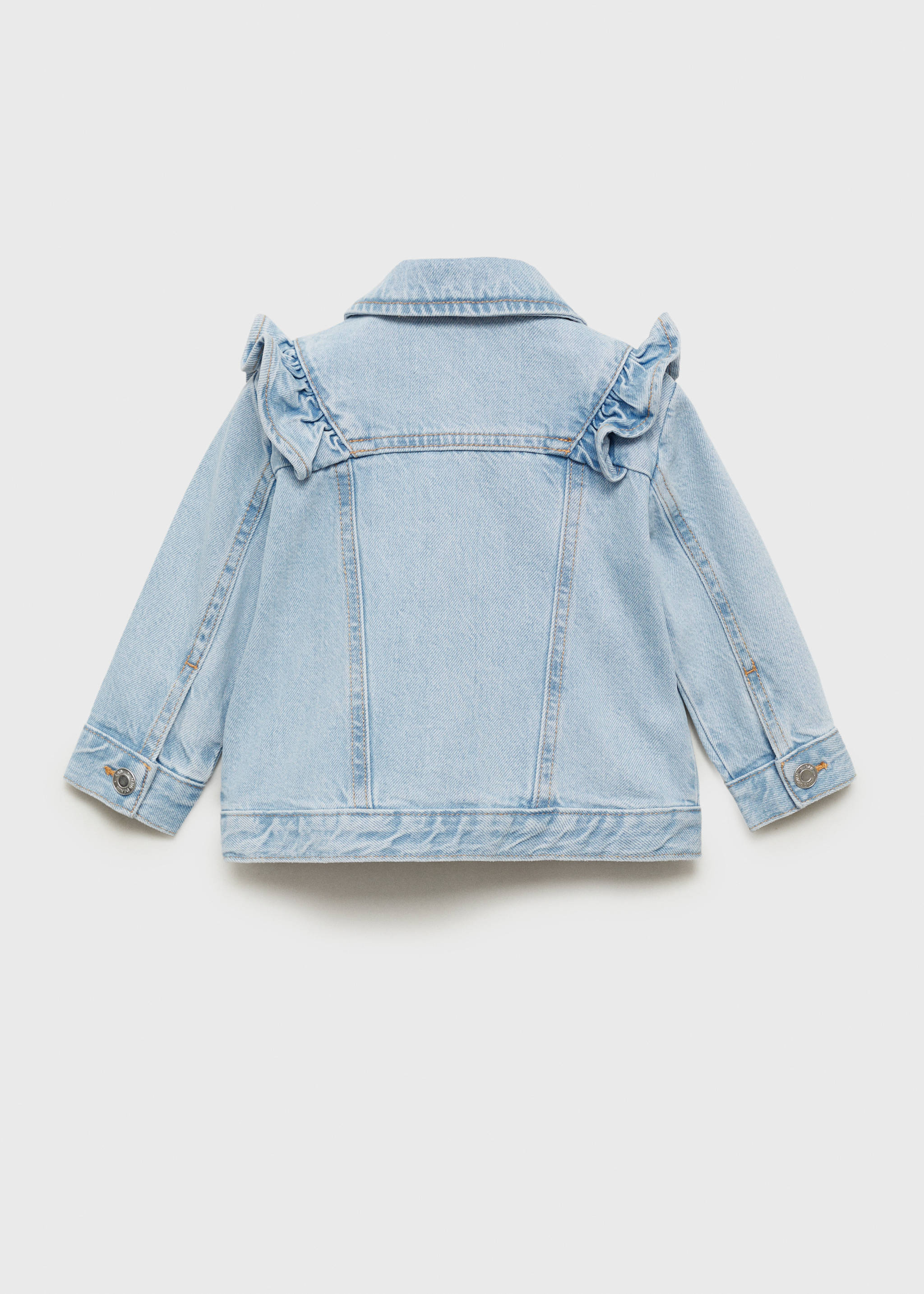Frills denim jacket - Reverse of the article