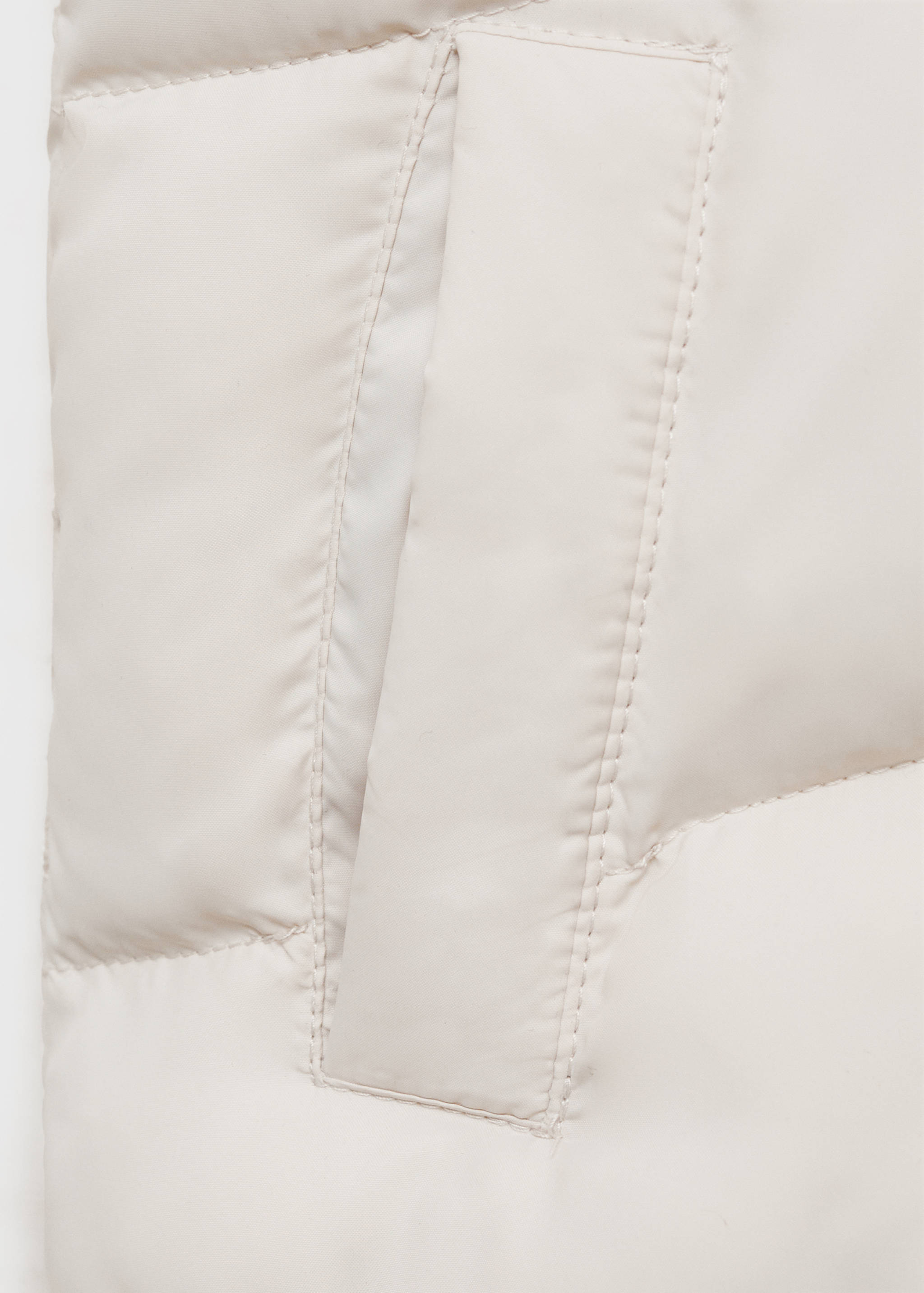 Quilted gilet with hood - Details of the article 0