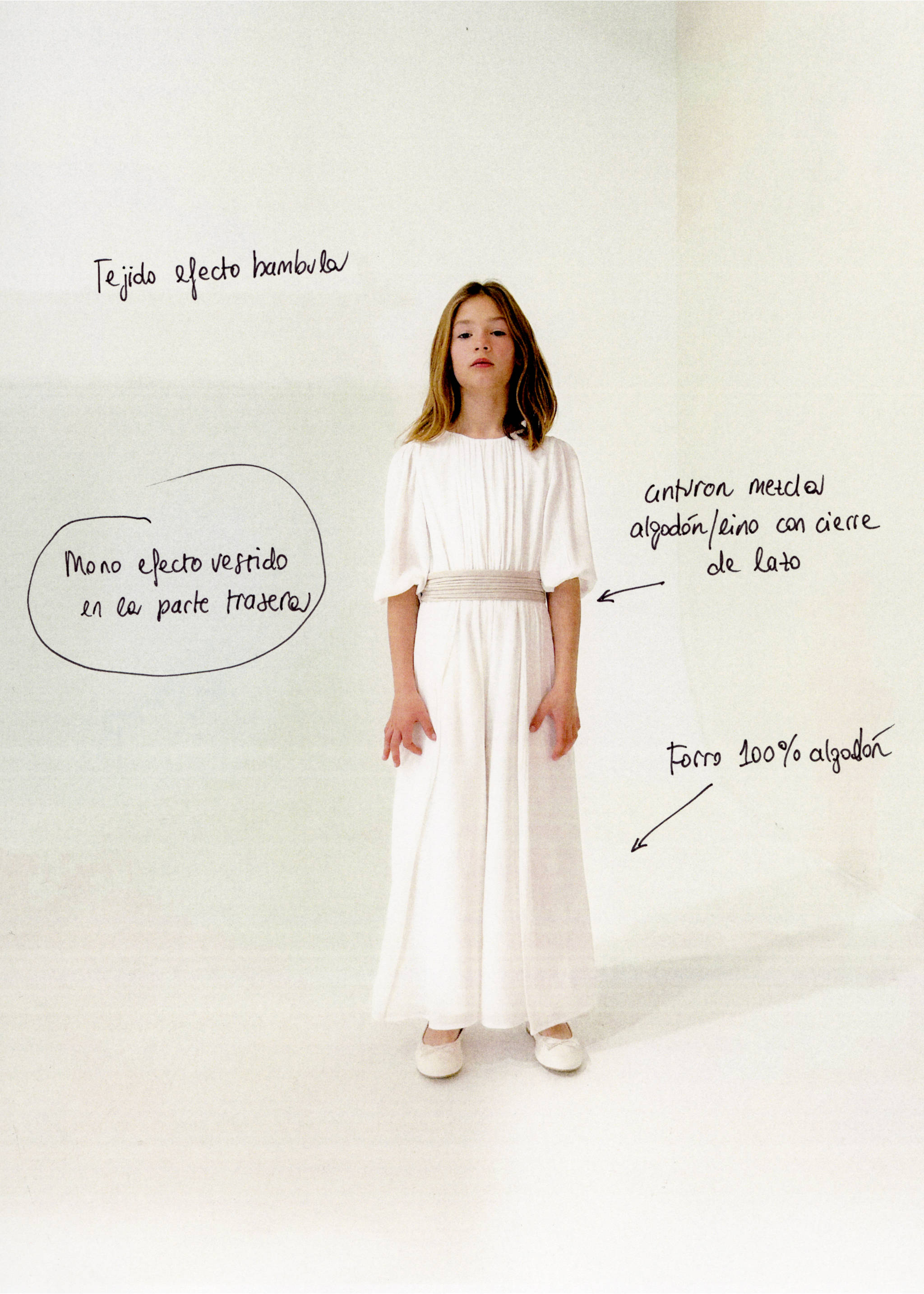 Combinaison nœud - Détail de l'article 7, Blanc. Ref: 87083634-00.