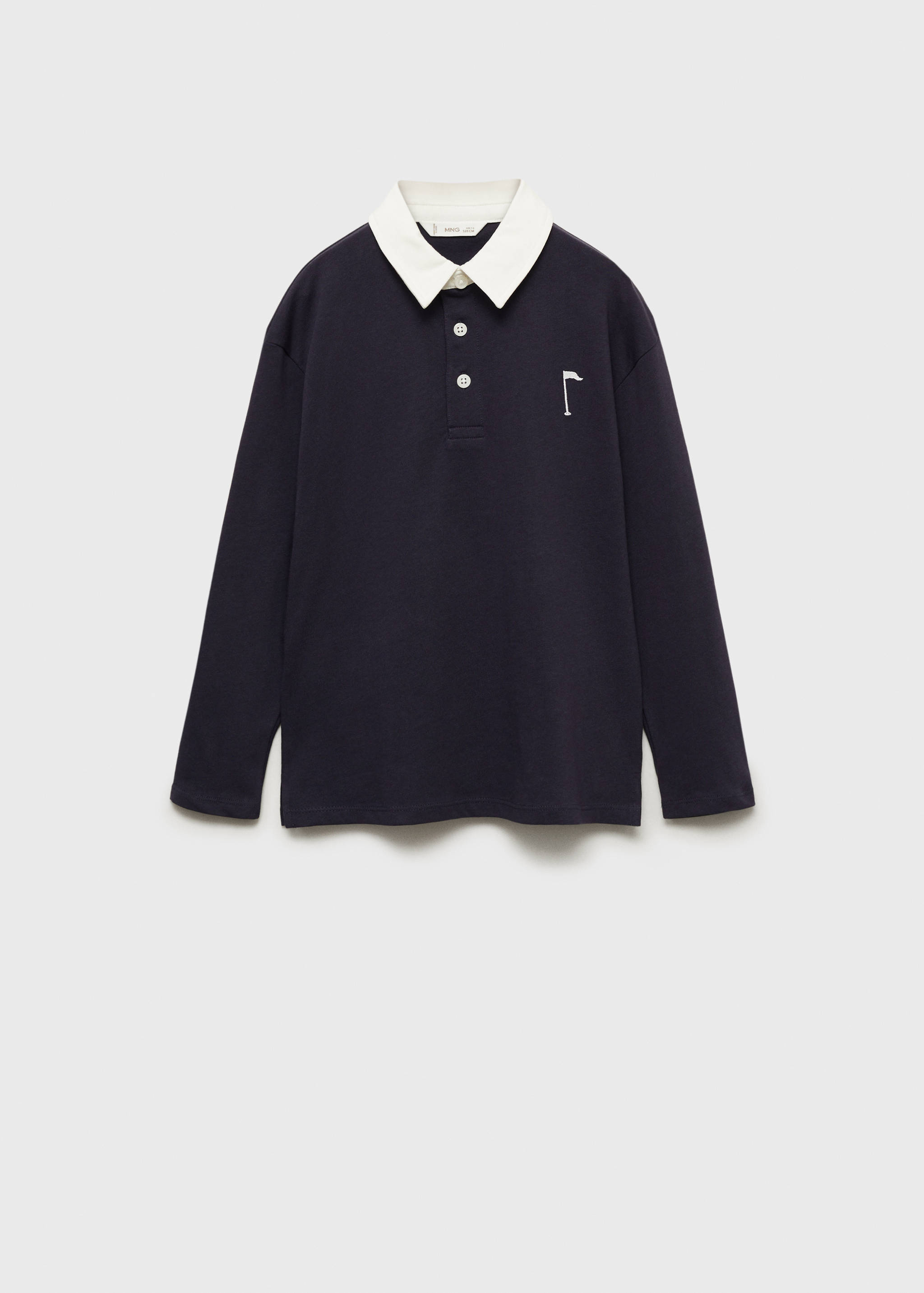 Polo algodón cuello contraste - Artículo sin modelo
