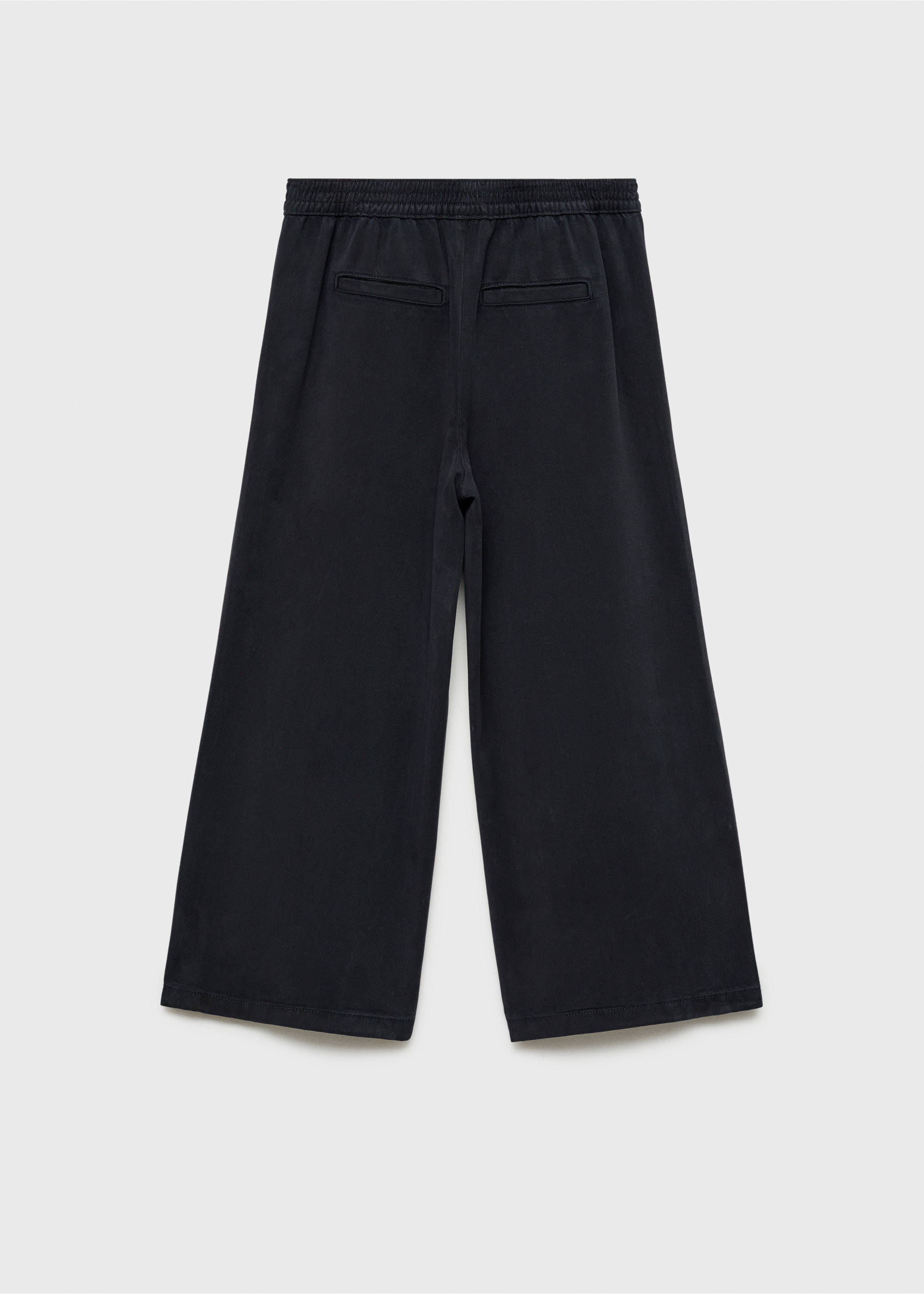 Culotte-Hose mit Knöpfen - Rückseite des Artikels, Dunkles Marineblau. Ref: 87083642-00.