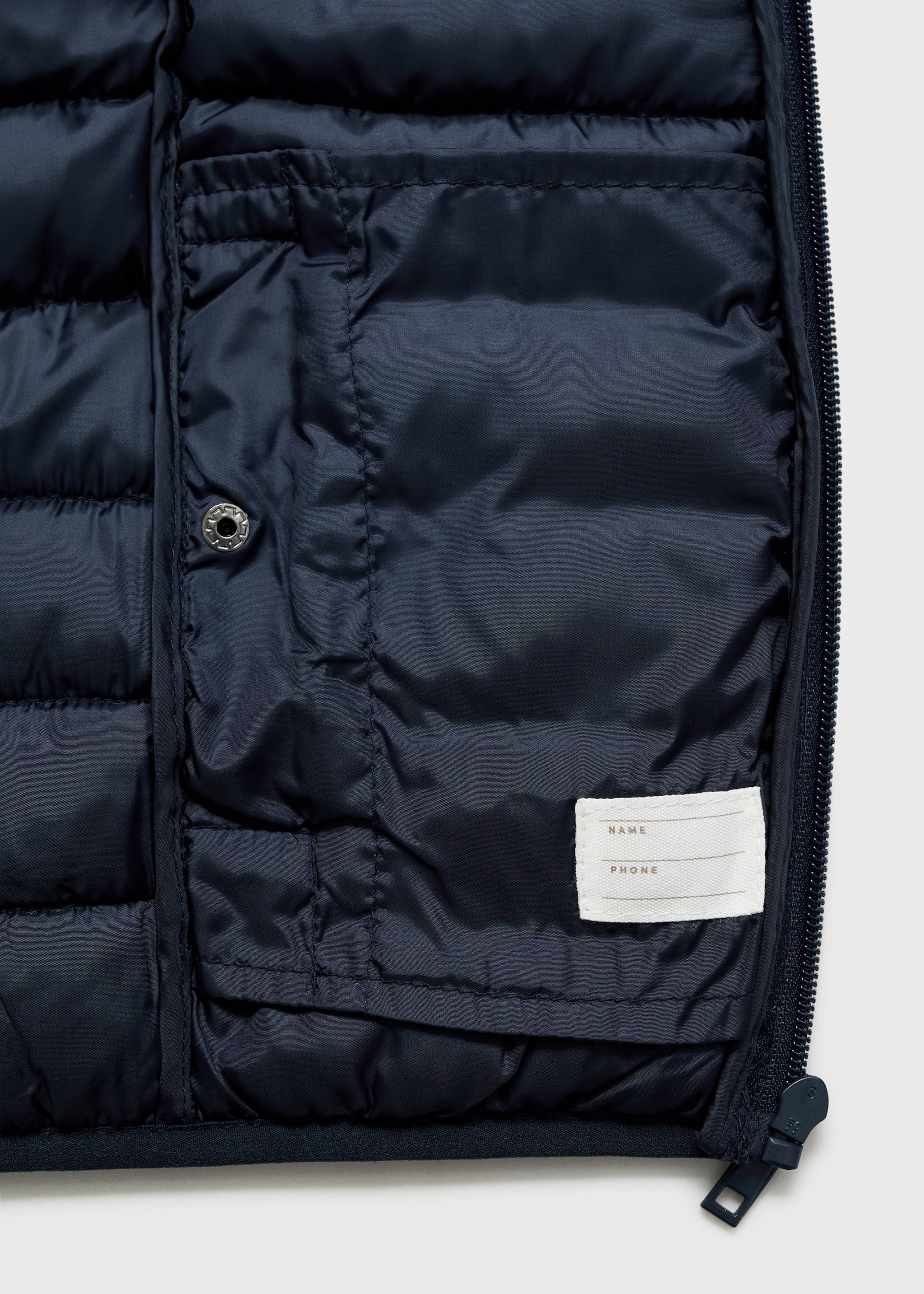 Nepromokavá prošívaná bunda s kosočtverci - Detail zboží 0