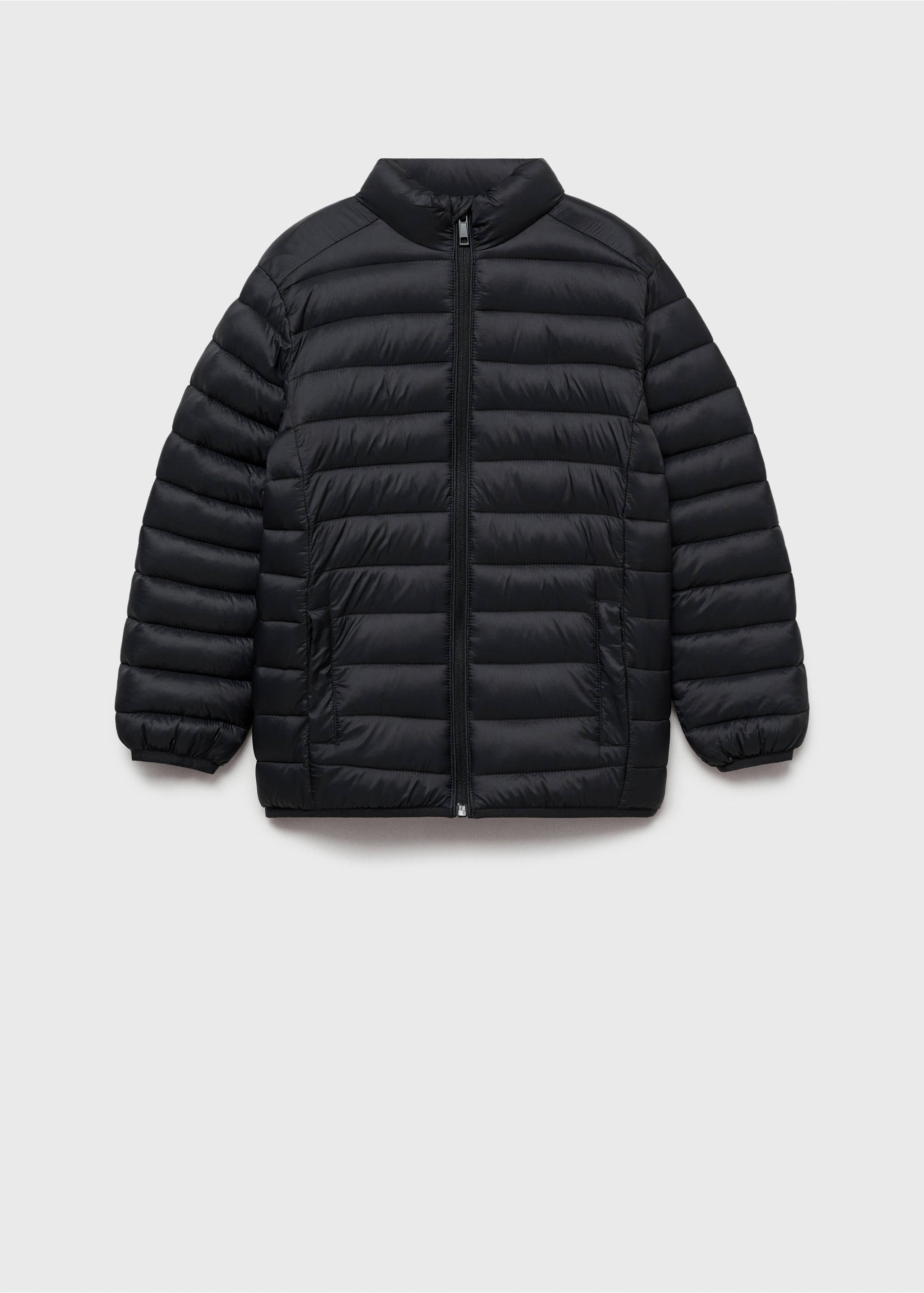 Nepromokavá prošívaná bunda s kosočtverci - Zboží bez modelu, Černá. Ref: 87083650-00.