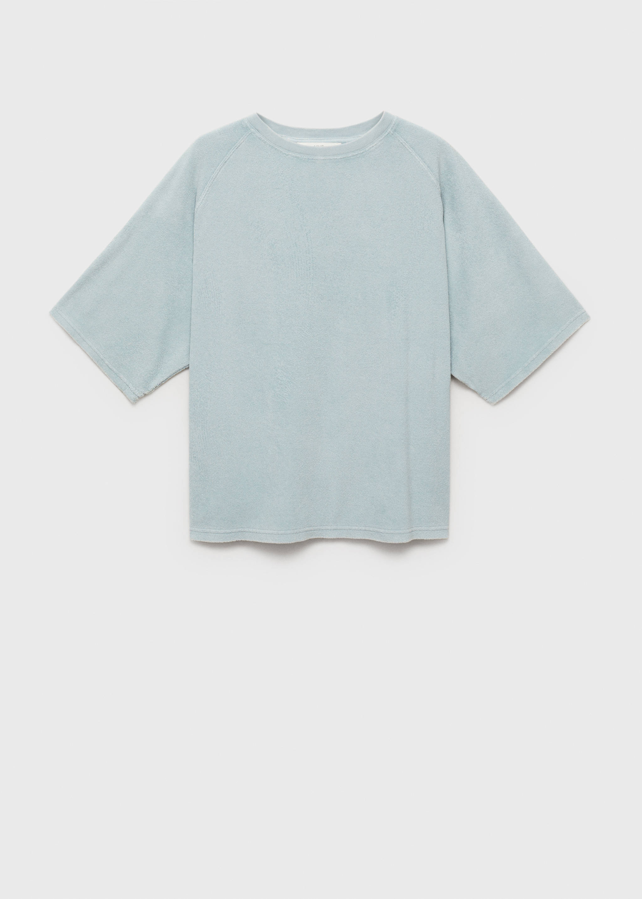 Camiseta algodón rizo overdyed - Artículo sin modelo