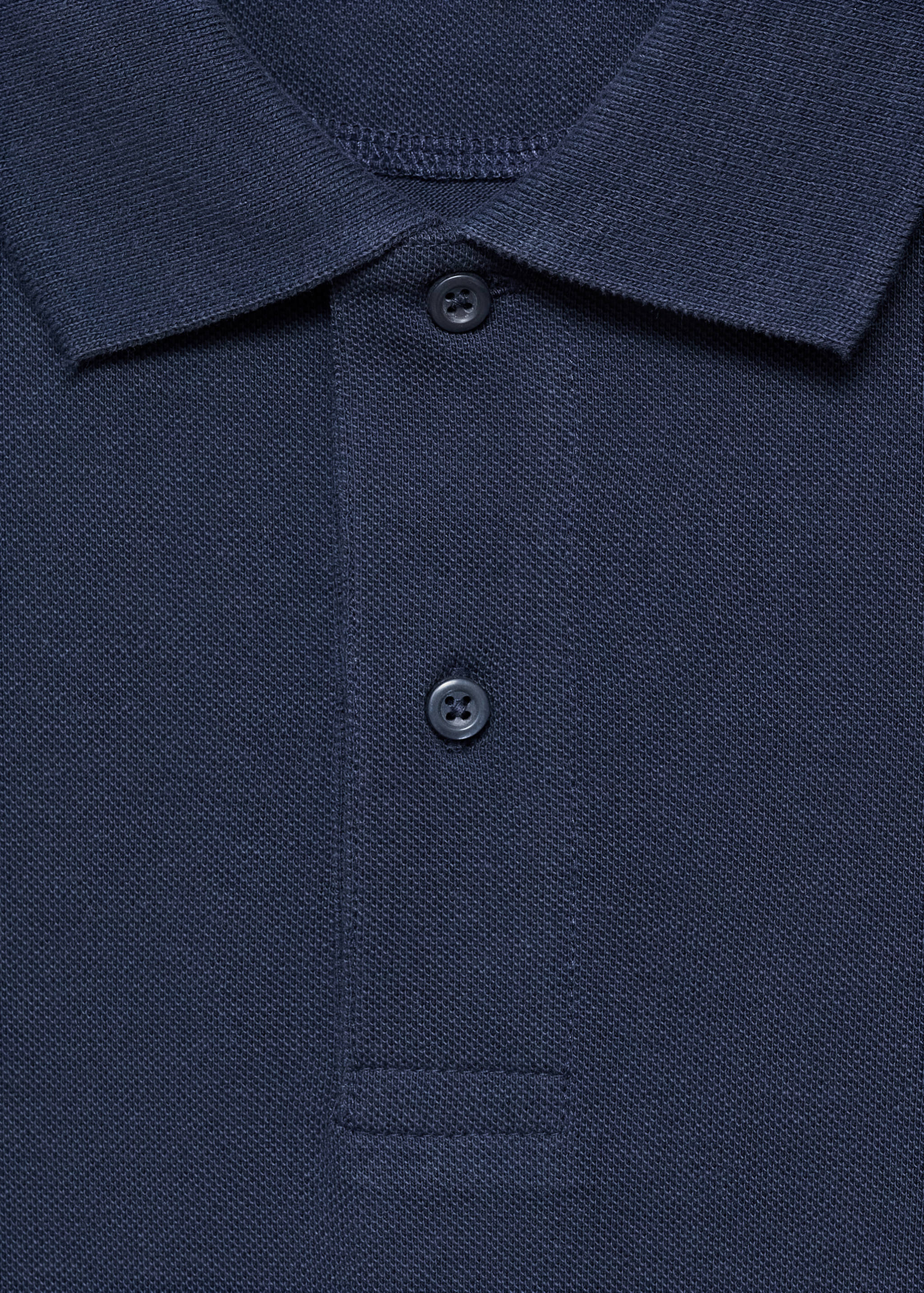 Cotton piqué polo shirt - Details of the article 8