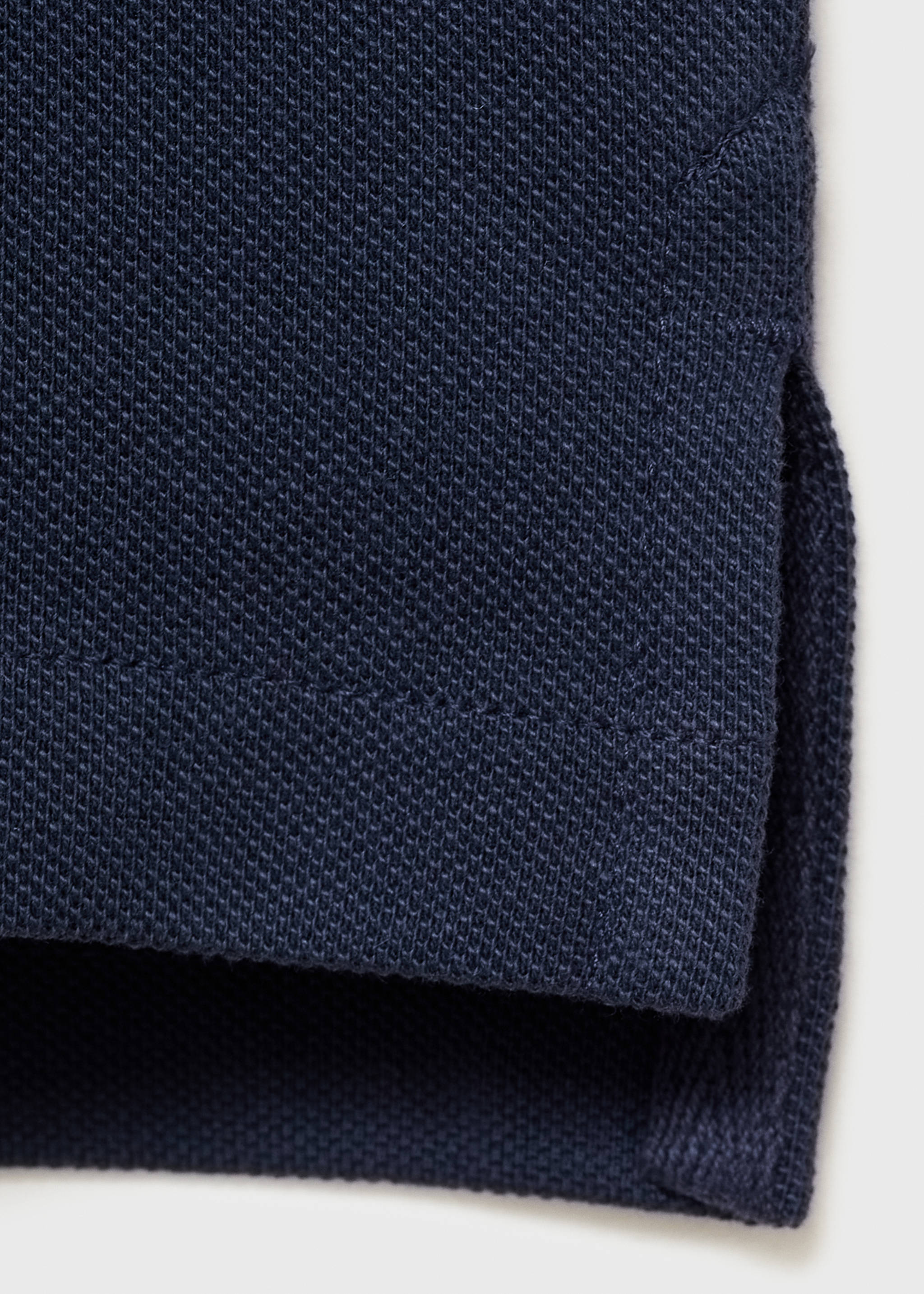 Cotton piqué polo shirt - Details of the article 0
