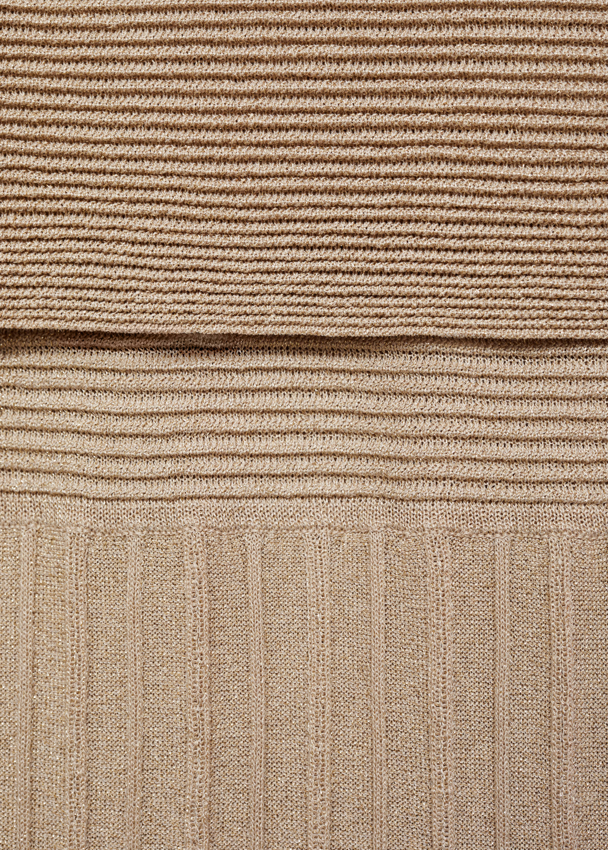 Knitted dress with shiny finish - Details of the article 0