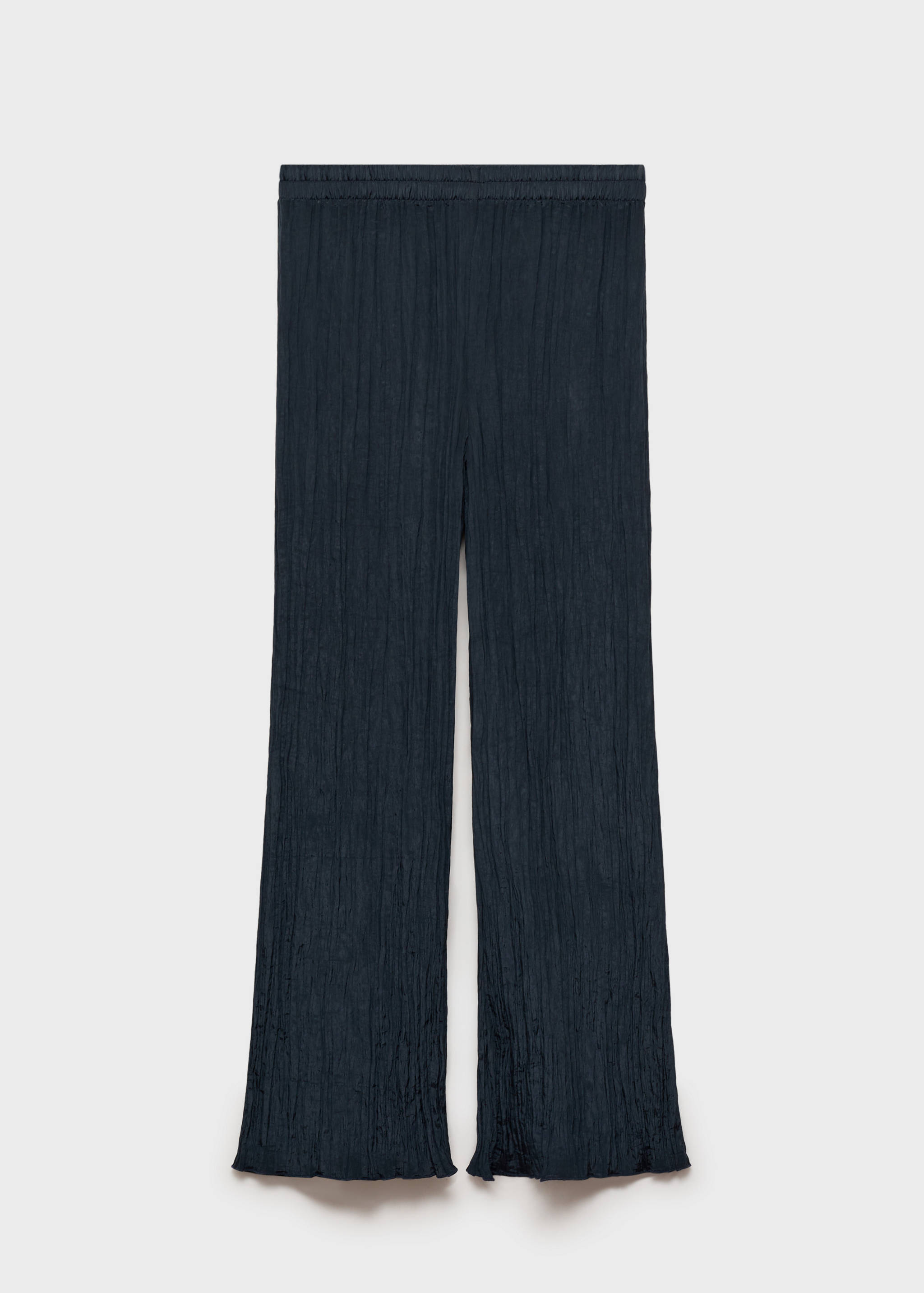 Pleated straight trousers - Article without model