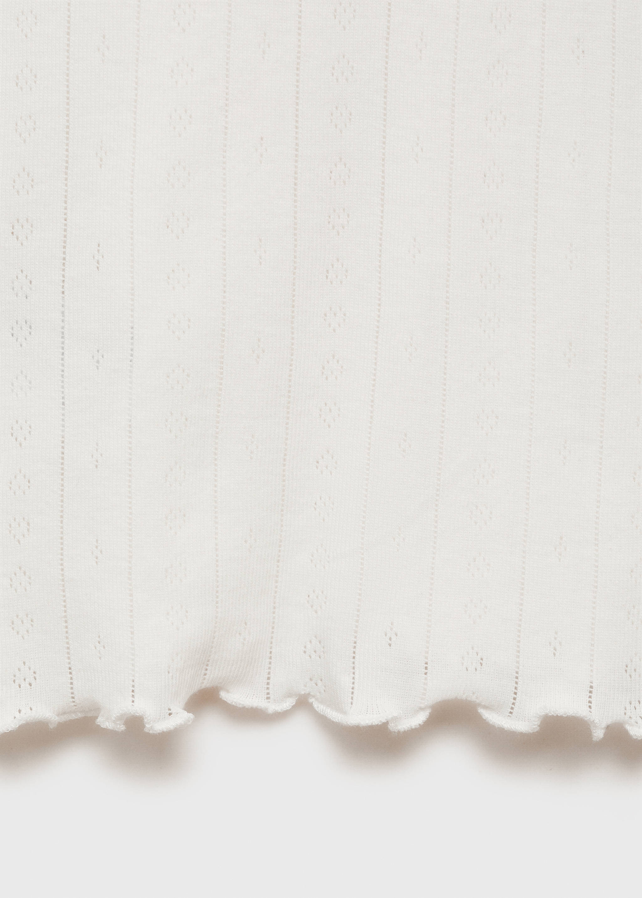 Unstitched cotton pyjama top - Details of the article 0