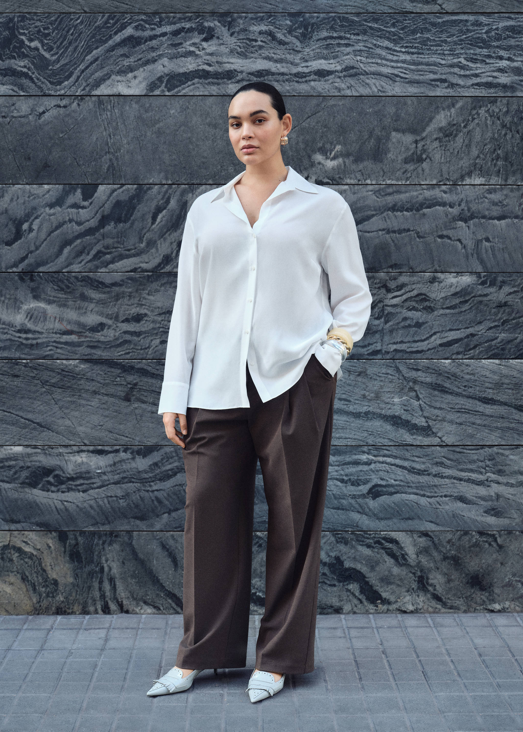 Πουκάμισο ριχτό lyocell - Λεπτομέρεια του προϊόντος 6