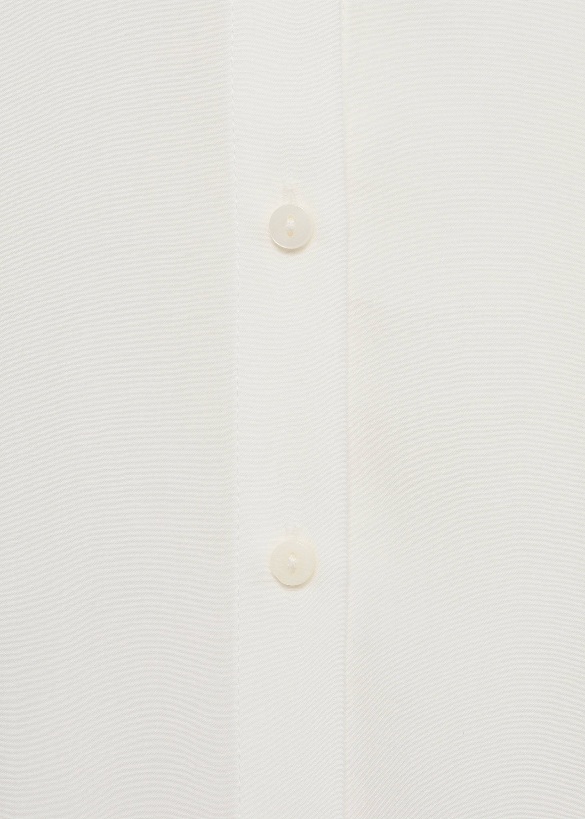 Lyocell fluid shirt - Details of the article 0, Off White. Ref: 87084067-00.