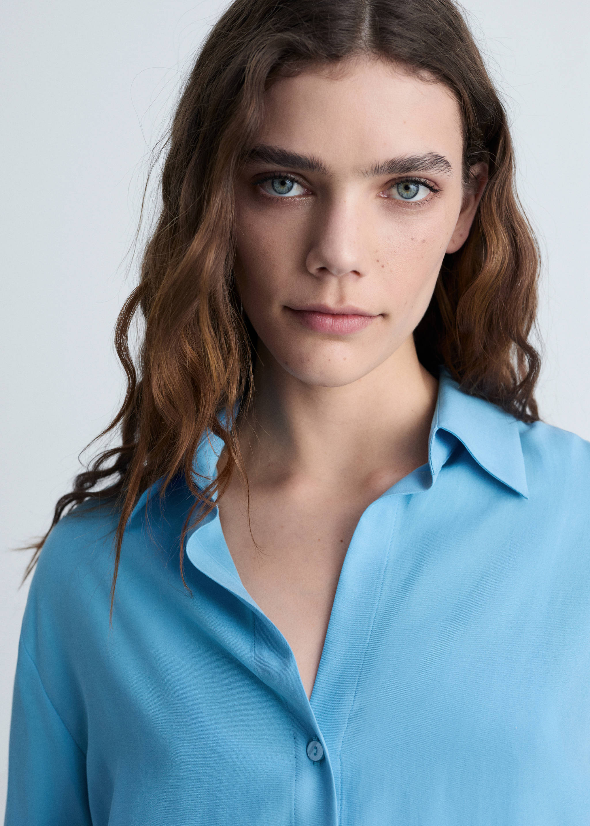 Lyocell fluid shirt - Details of the article 1