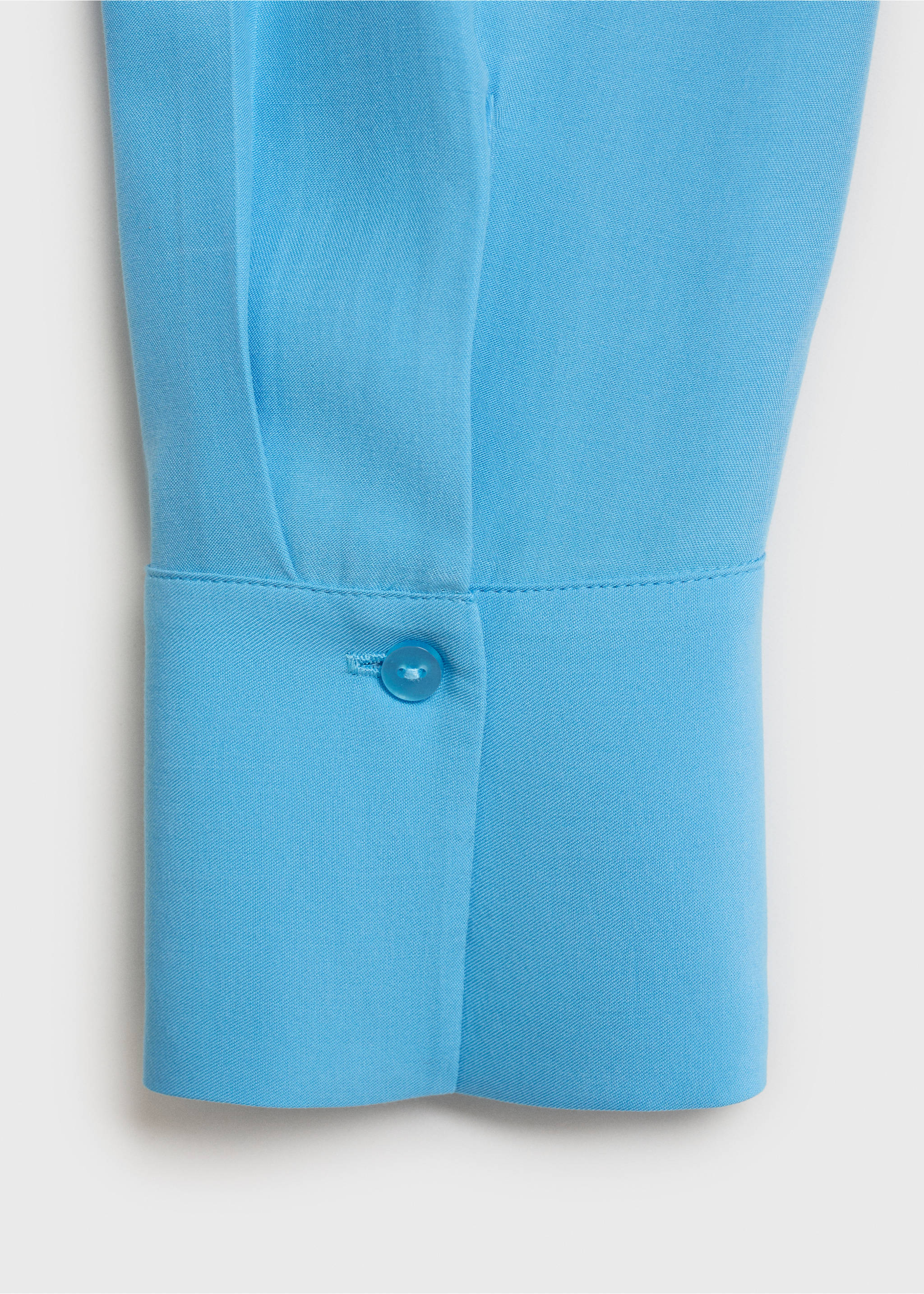 Lyocell fluid shirt - Details of the article 0, Blue. Ref: 87084067-00.