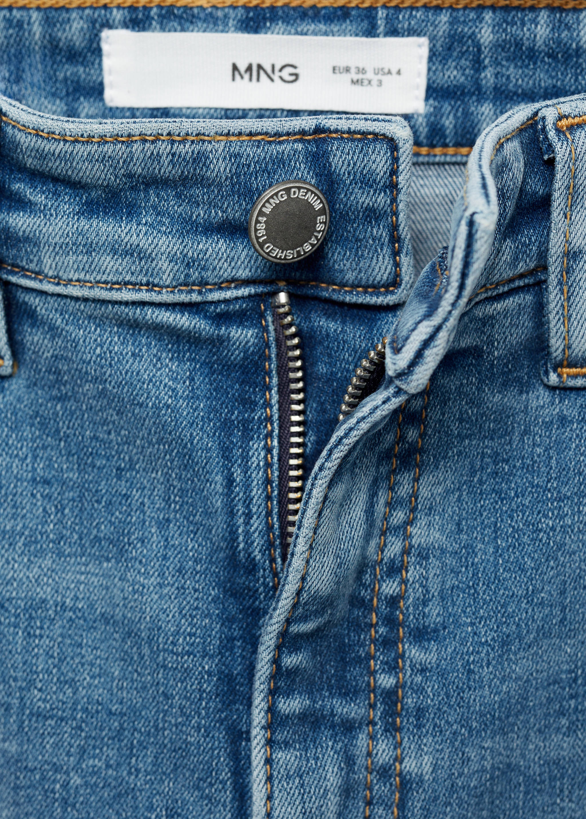 Mid-rise skinny jeans - Details of the article 8