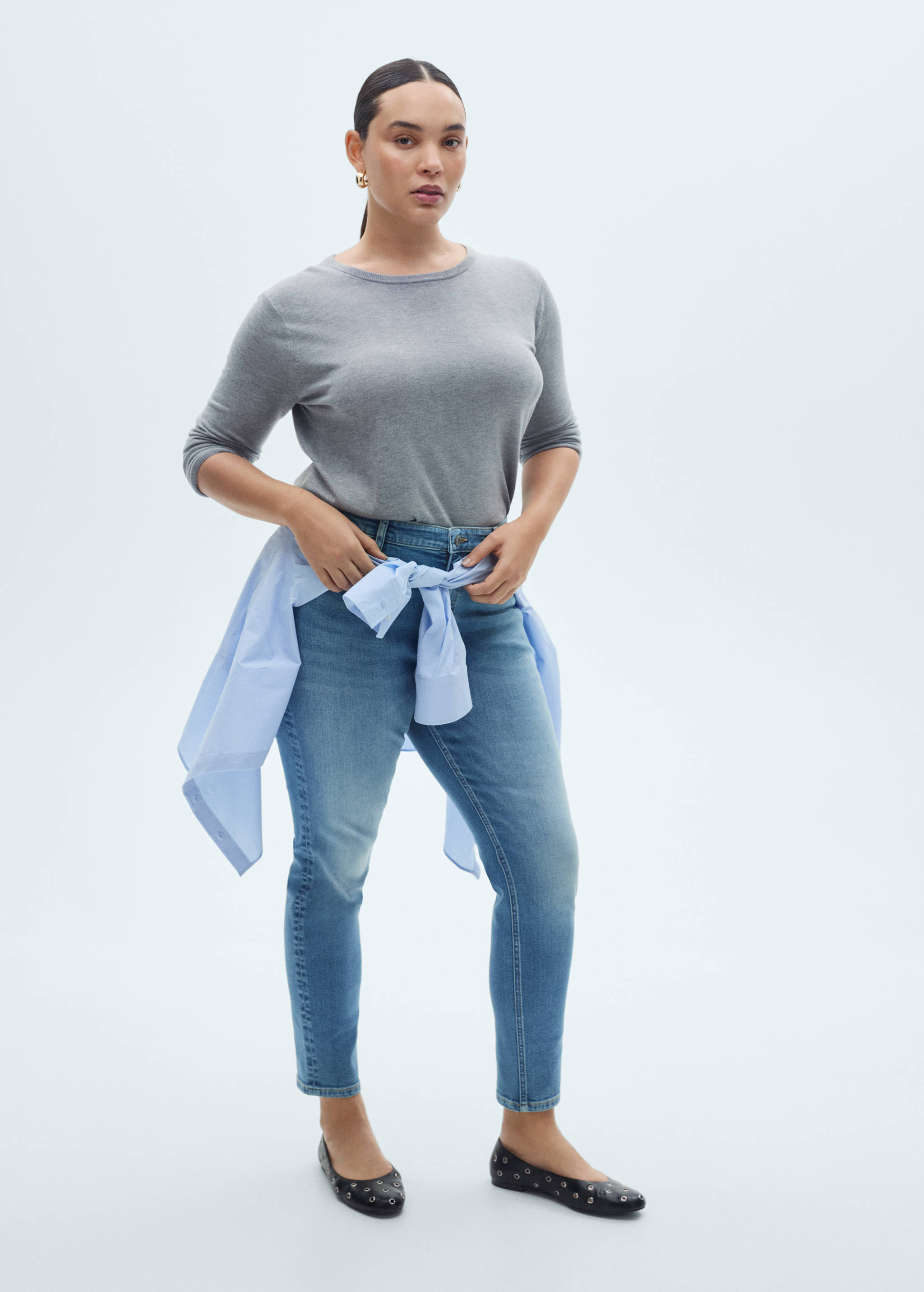 Mid-rise skinny jeans - Details of the article 3