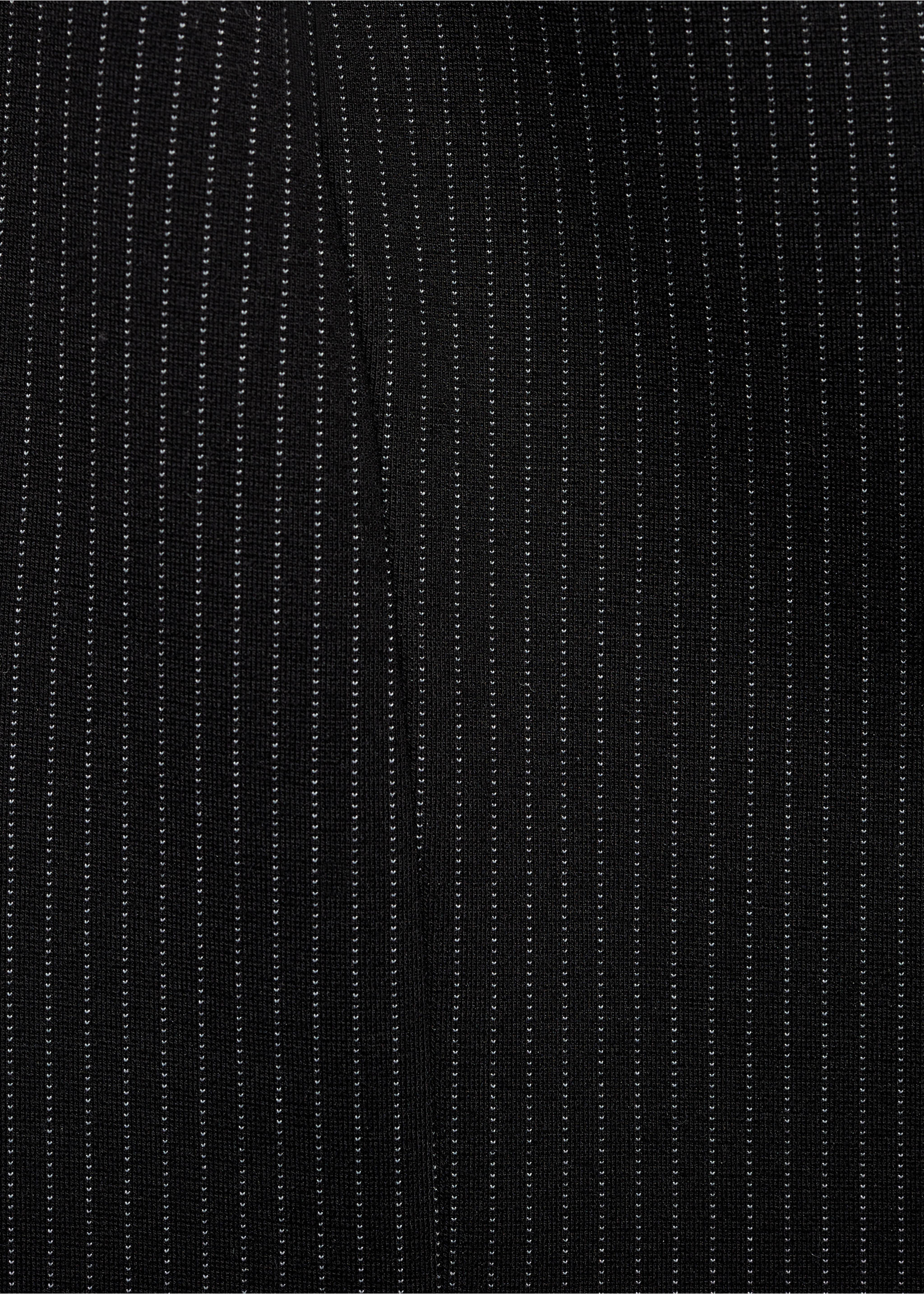 Anzugweste mit Nadelstreifen - Detail des Artikels 0, Schwarz. Ref: 87084078-00.