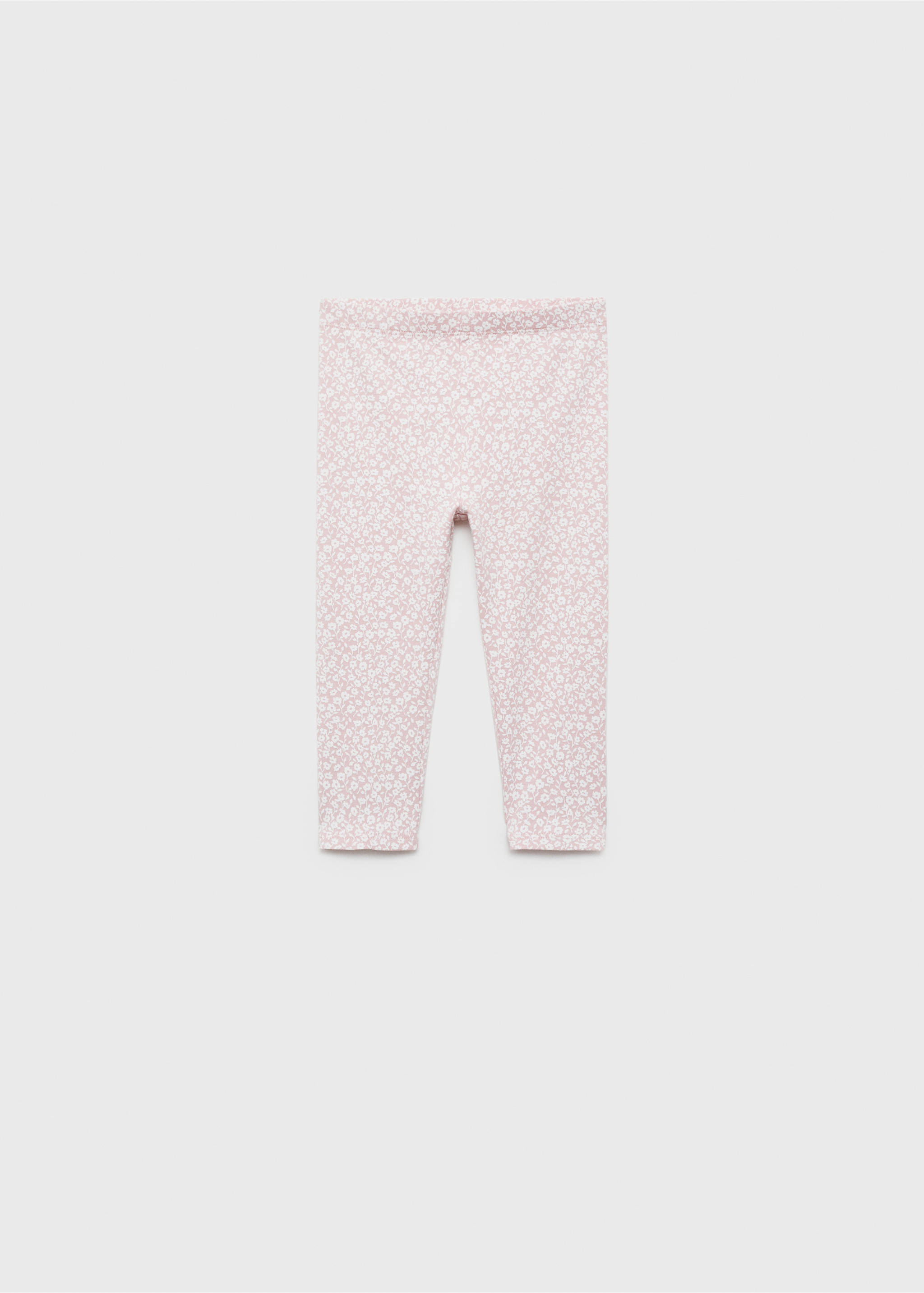 Floral print leggings - Article without model, Pink. Ref: 87084079-00.