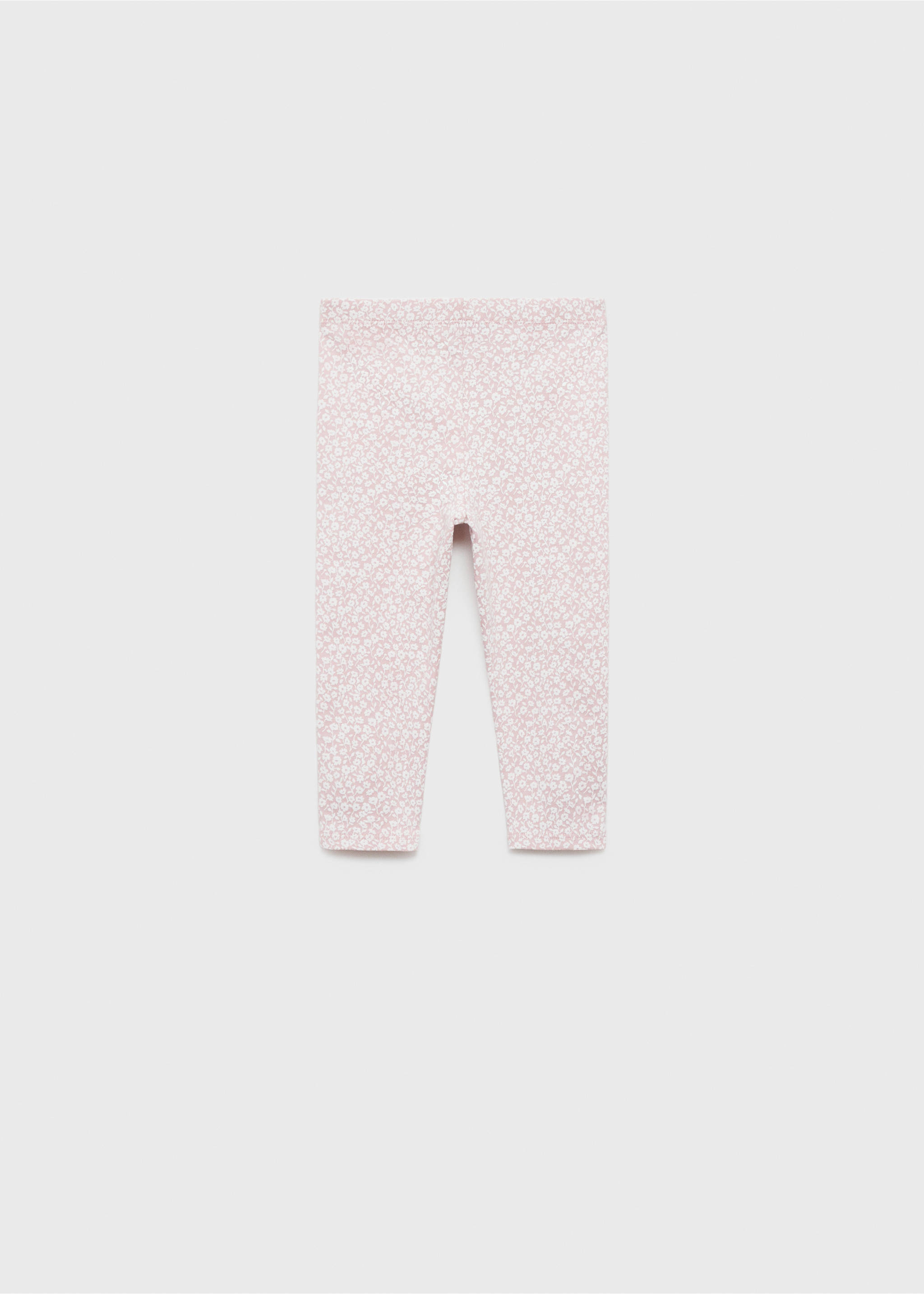 Floral print leggings - Reverse of the article, Pink. Ref: 87084079-00.
