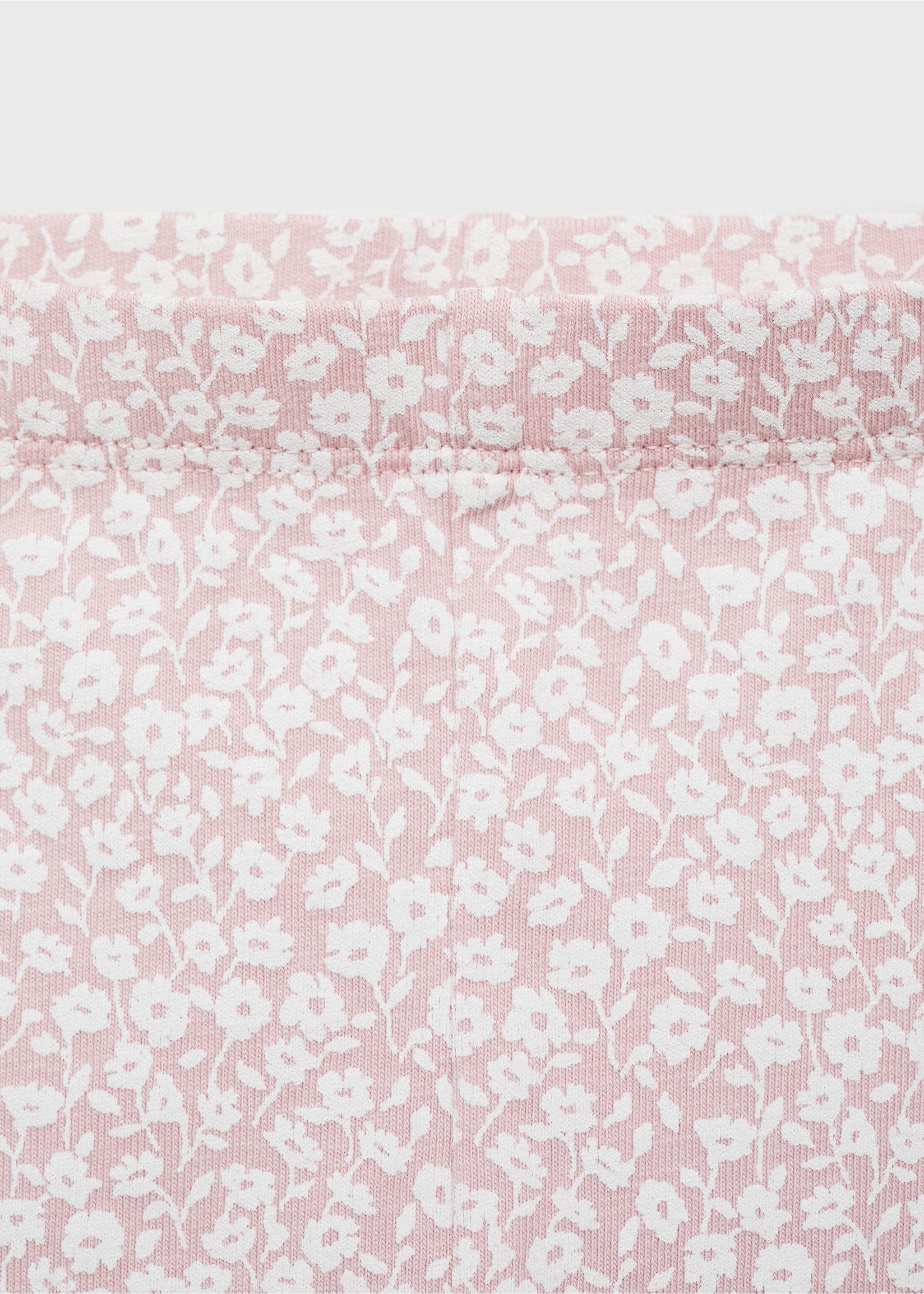 Floral print leggings - Details of the article 8, Pink. Ref: 87084079-00.