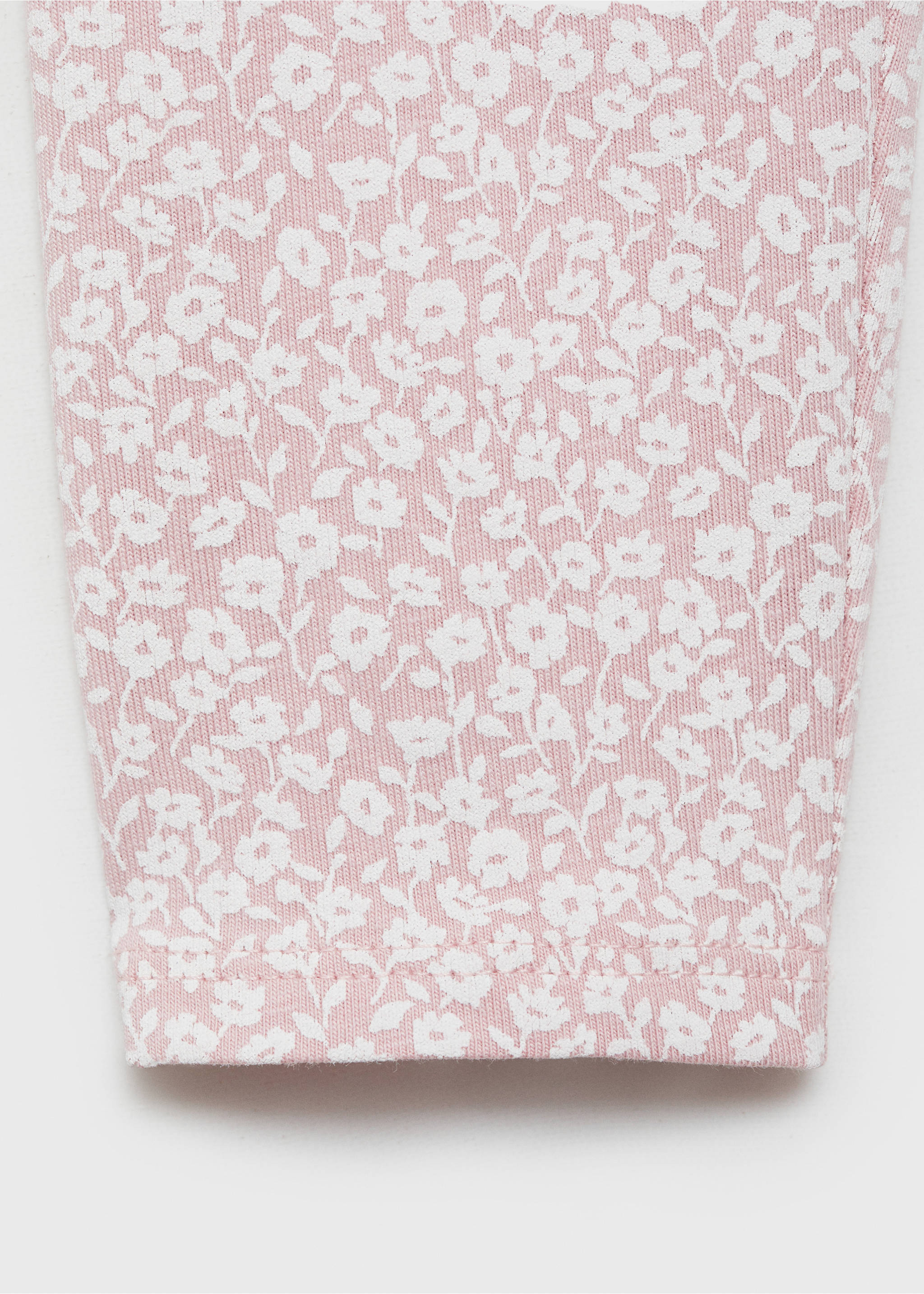 Floral print leggings - Details of the article 0, Pink. Ref: 87084079-00.