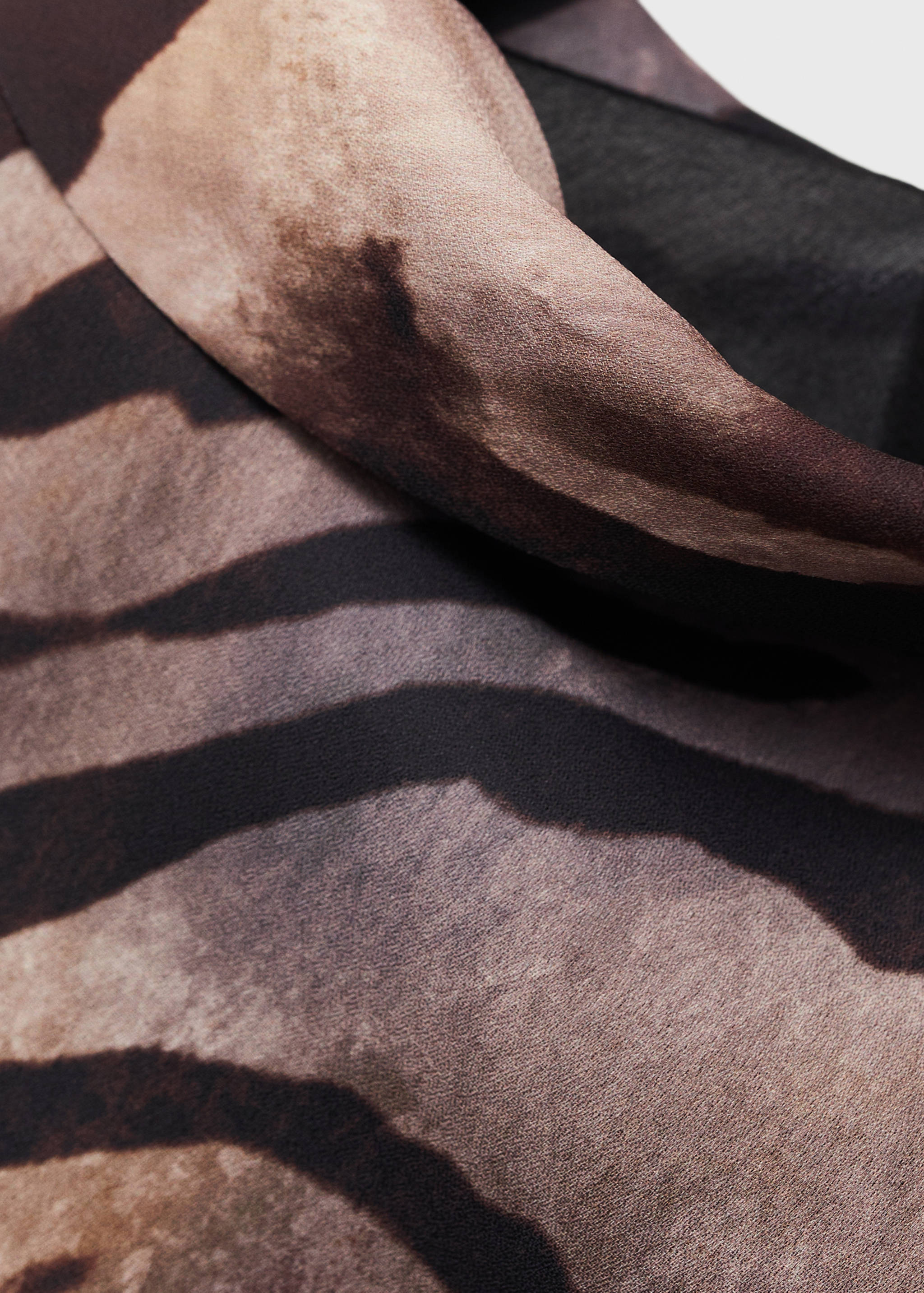 Vestito raso fiocco schiena zebrato - Dettaglio dell'articolo 8