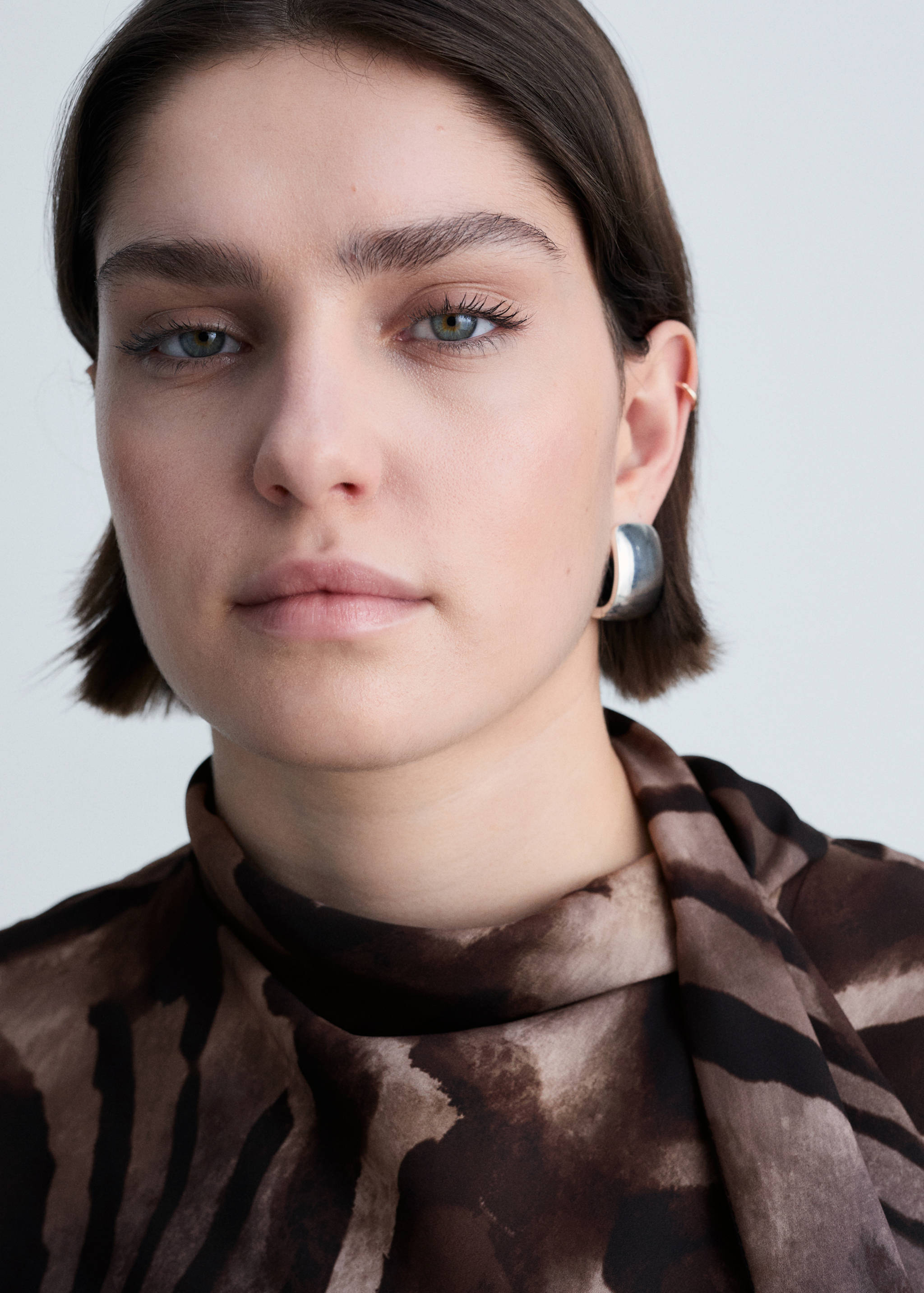 Vestito raso fiocco schiena zebrato - Dettaglio dell'articolo 4