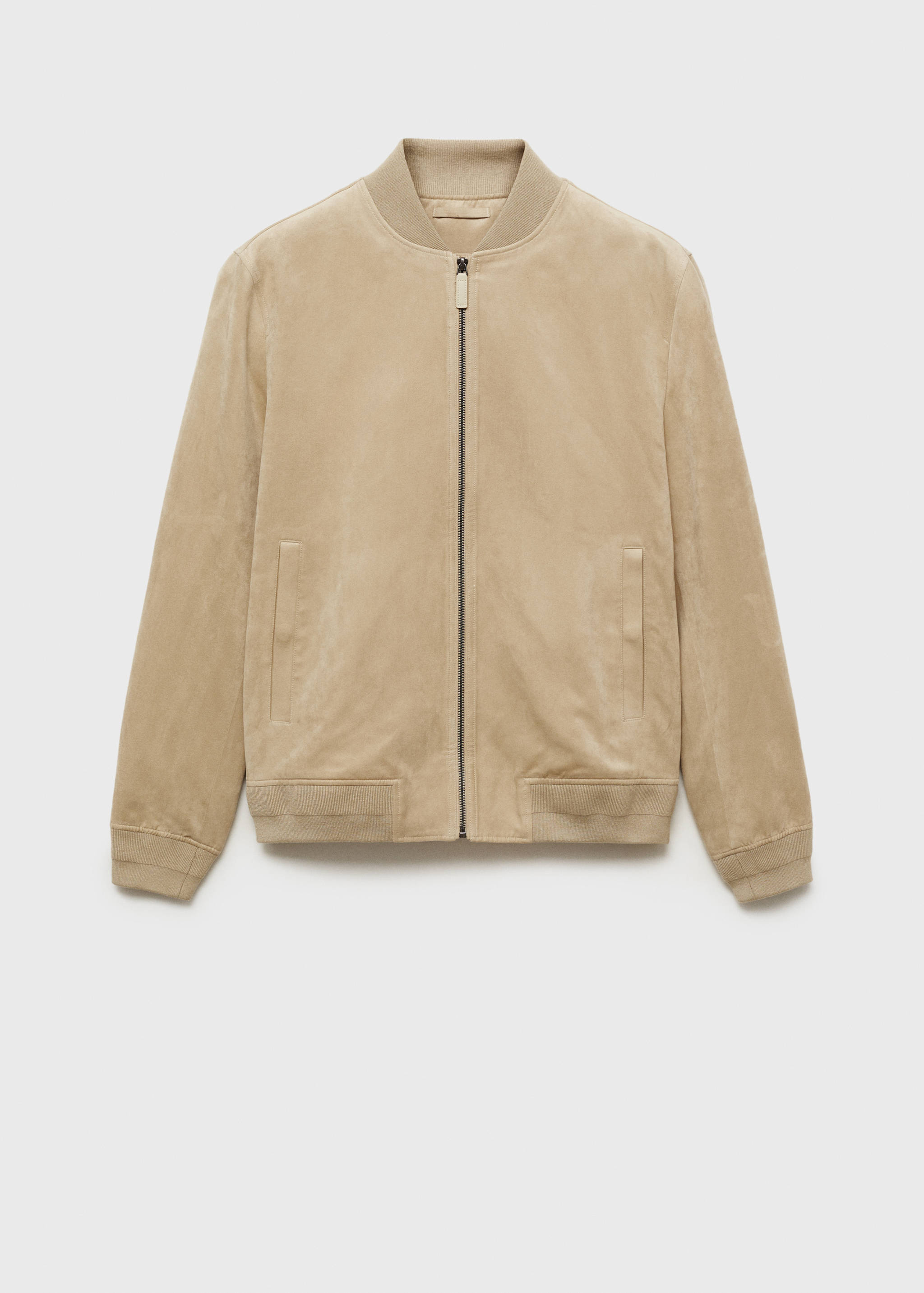 Blouson bomber imitation daim - Article sans modèle