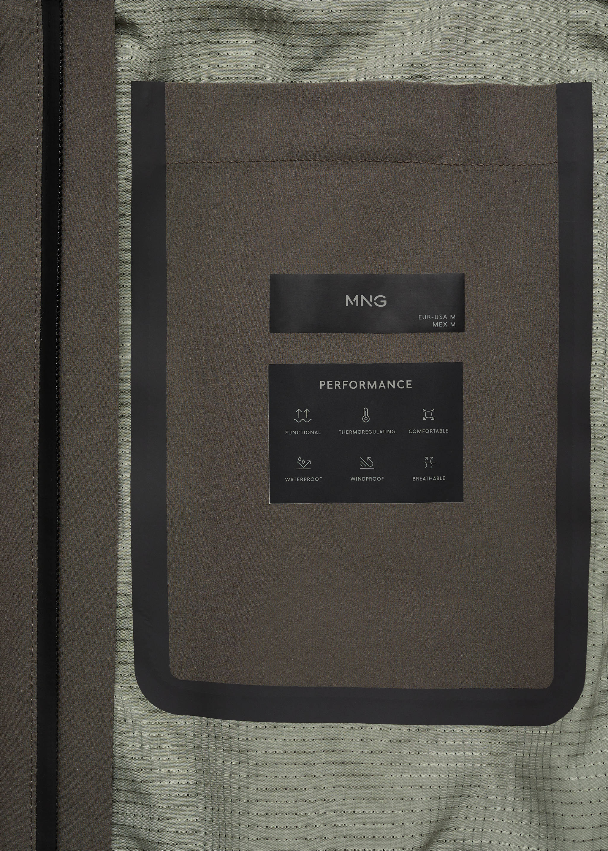 Bomber imperméable technologie COOLMAX® - Détail de l'article 0, Vert moyen. Ref: 87084388-00.