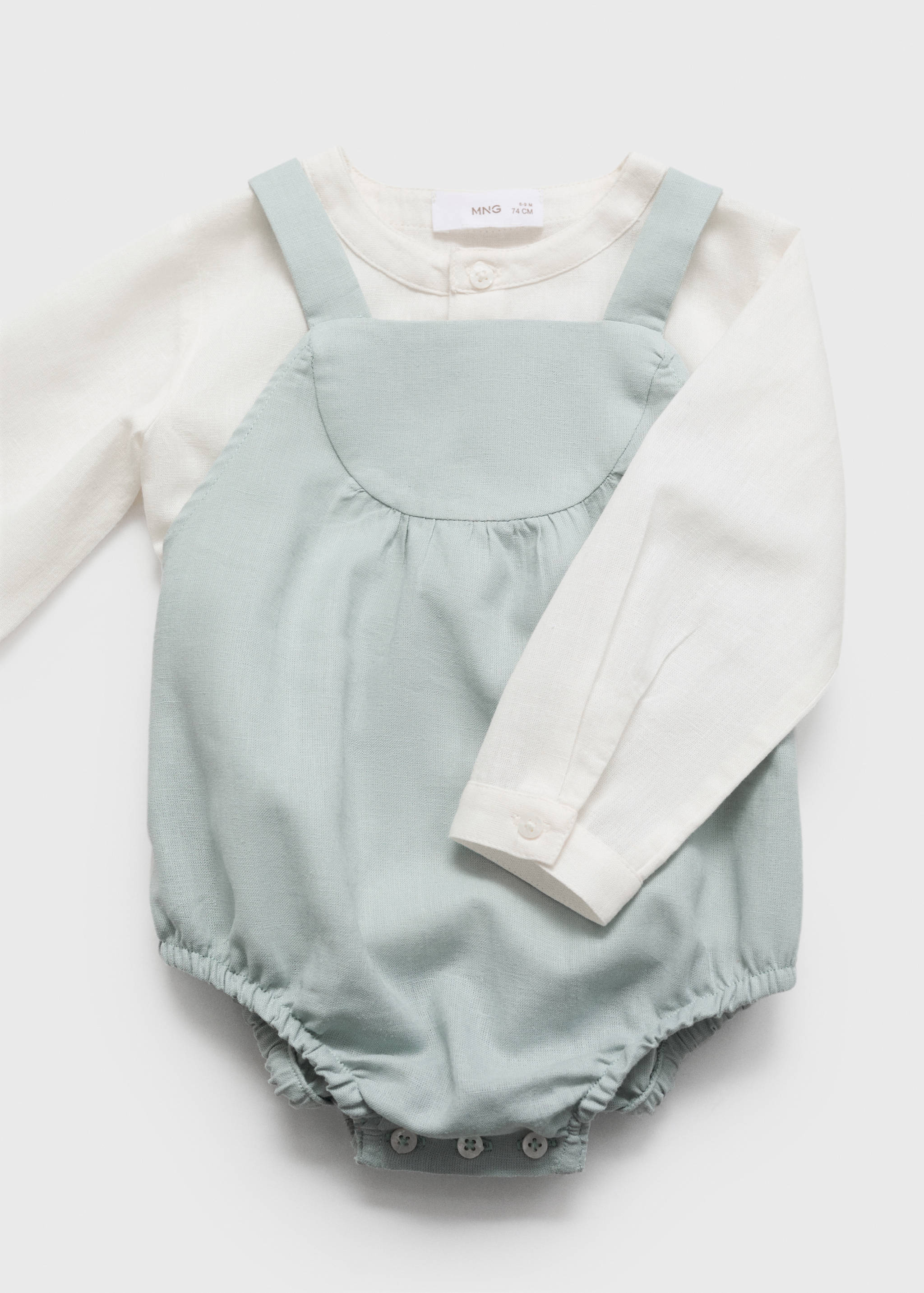 Linen romper - Details of the article 0