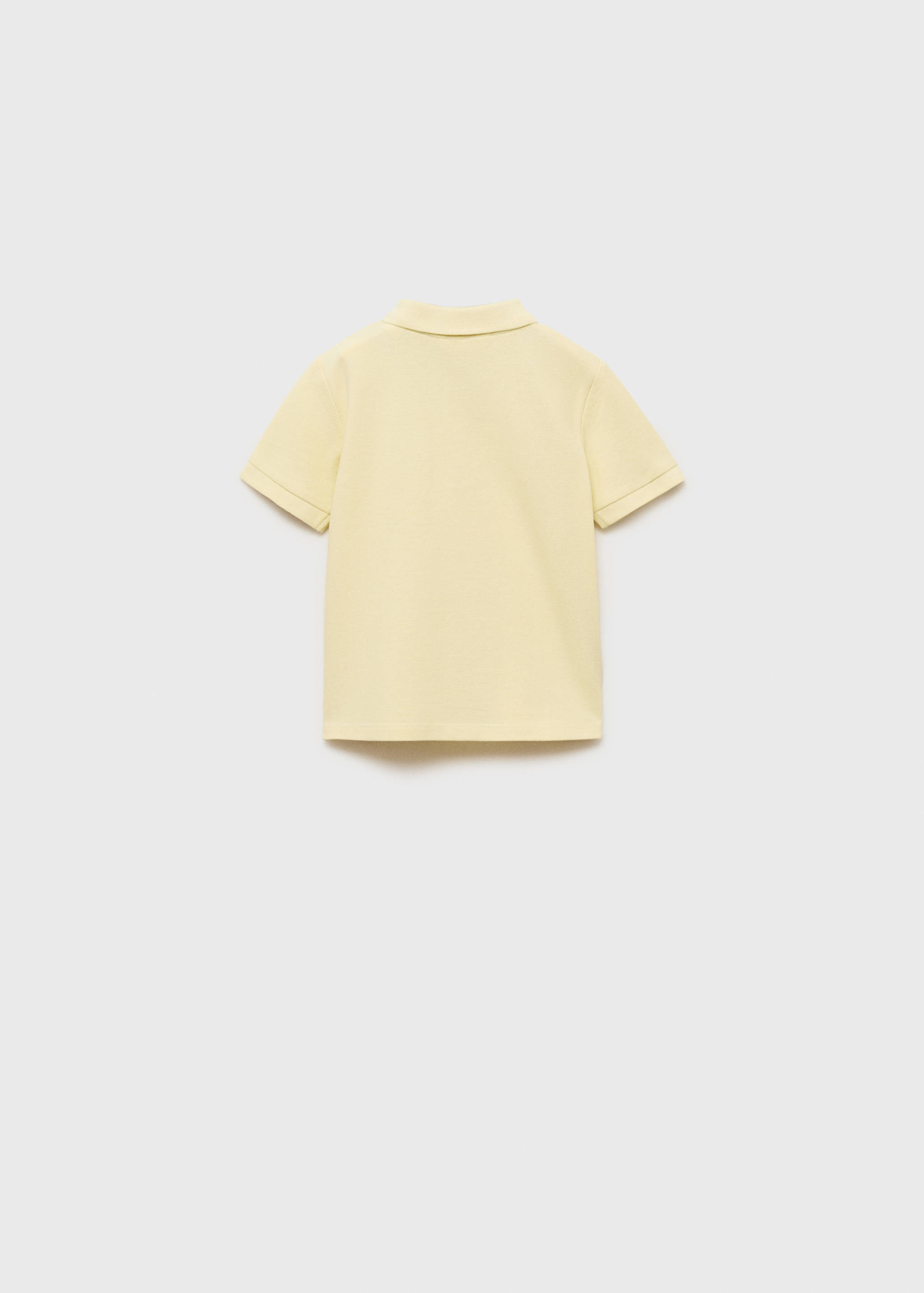 Kurzärmliges Strick-Poloshirt - Rückseite des Artikels